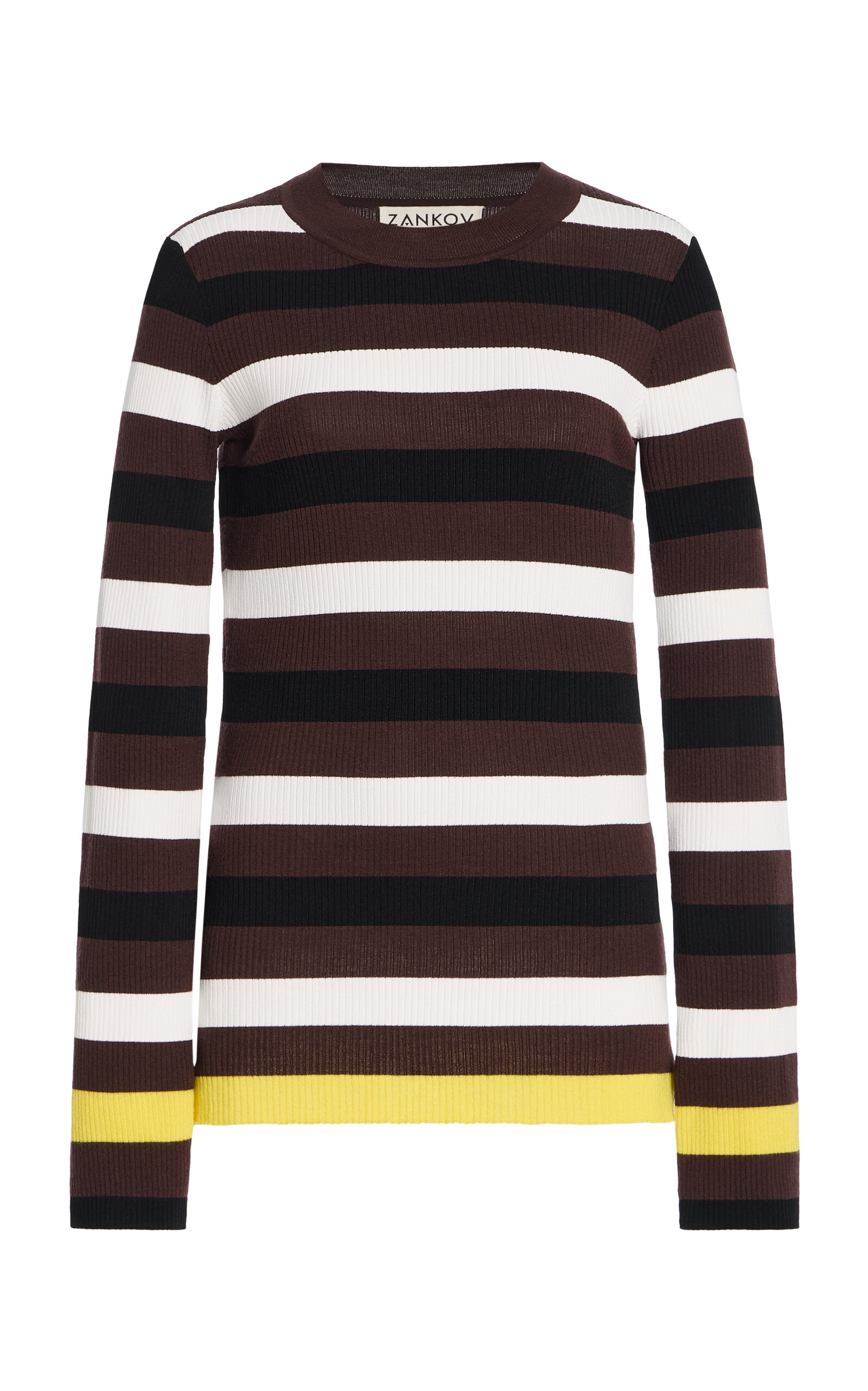ZANKOV Cadanet Striped Wool Top