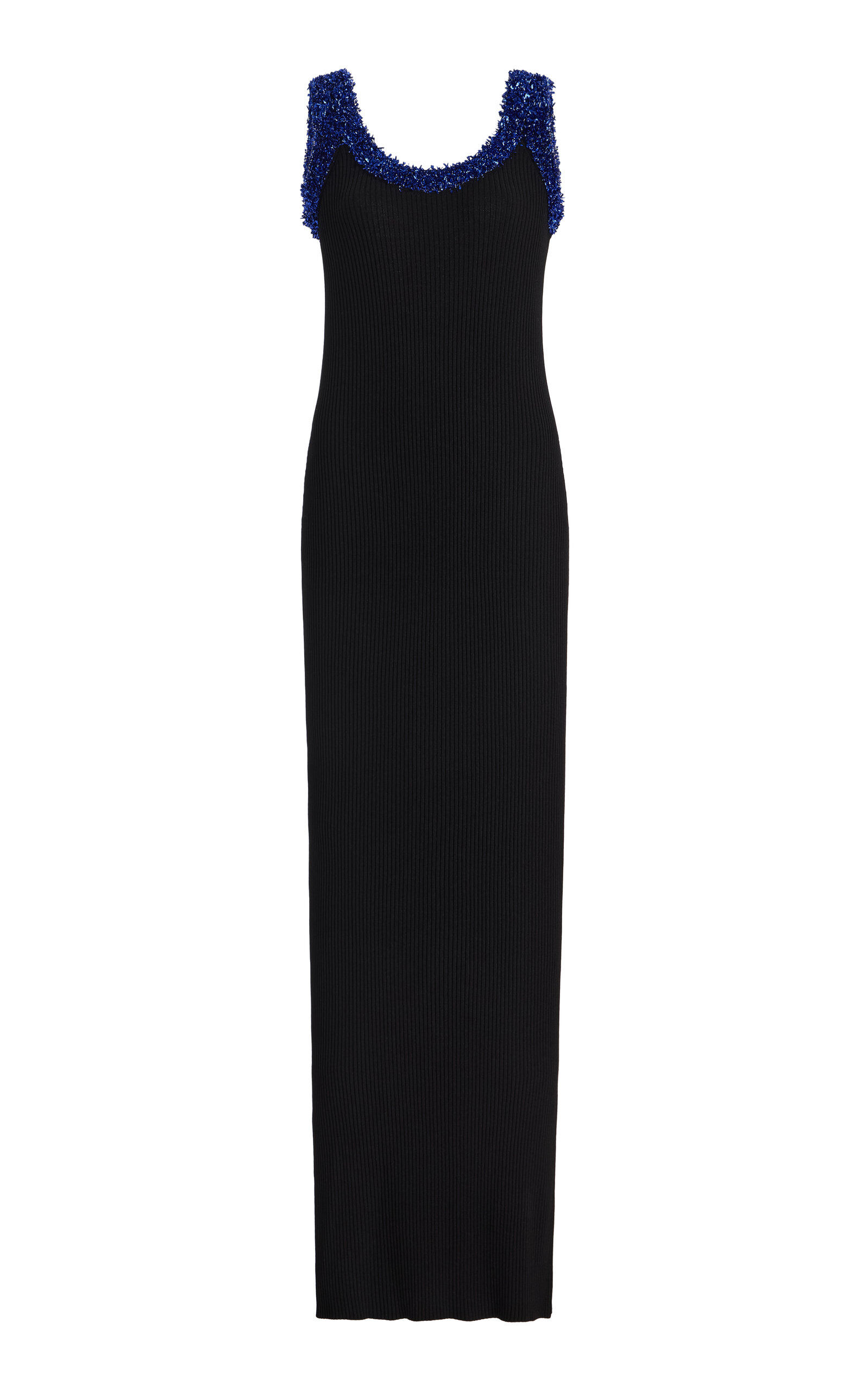 ZANKOV Naoko Embellished Maxi Dress - Black
