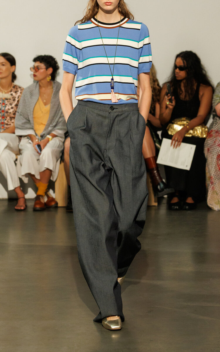 ZANKOV Sammy Cotton Pants - Blue