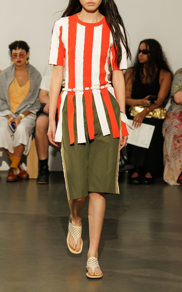 ZANKOV Lilou Cotton Shorts - Green - XS