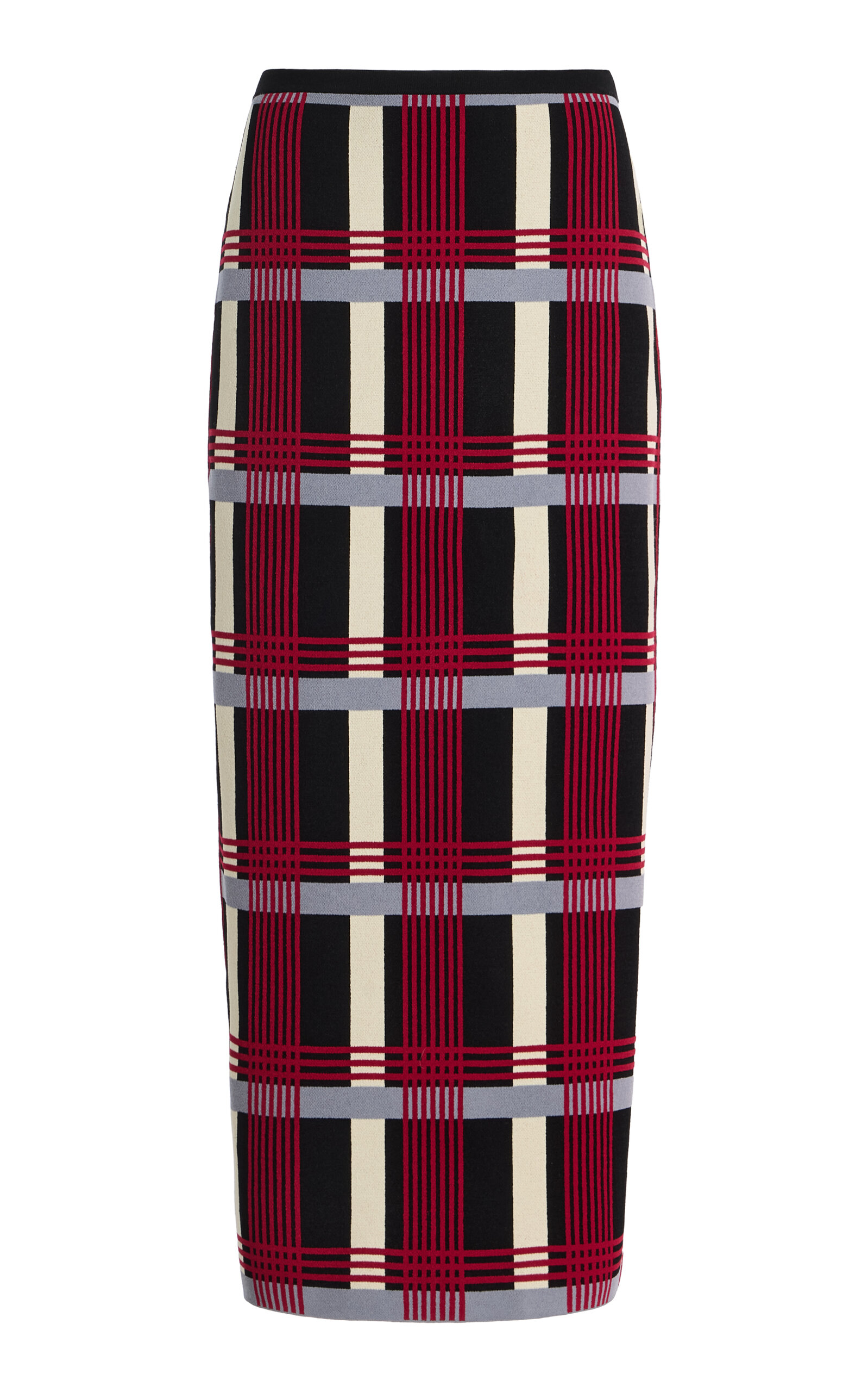 ZANKOV Alina Jacquard Maxi Skirt - Black