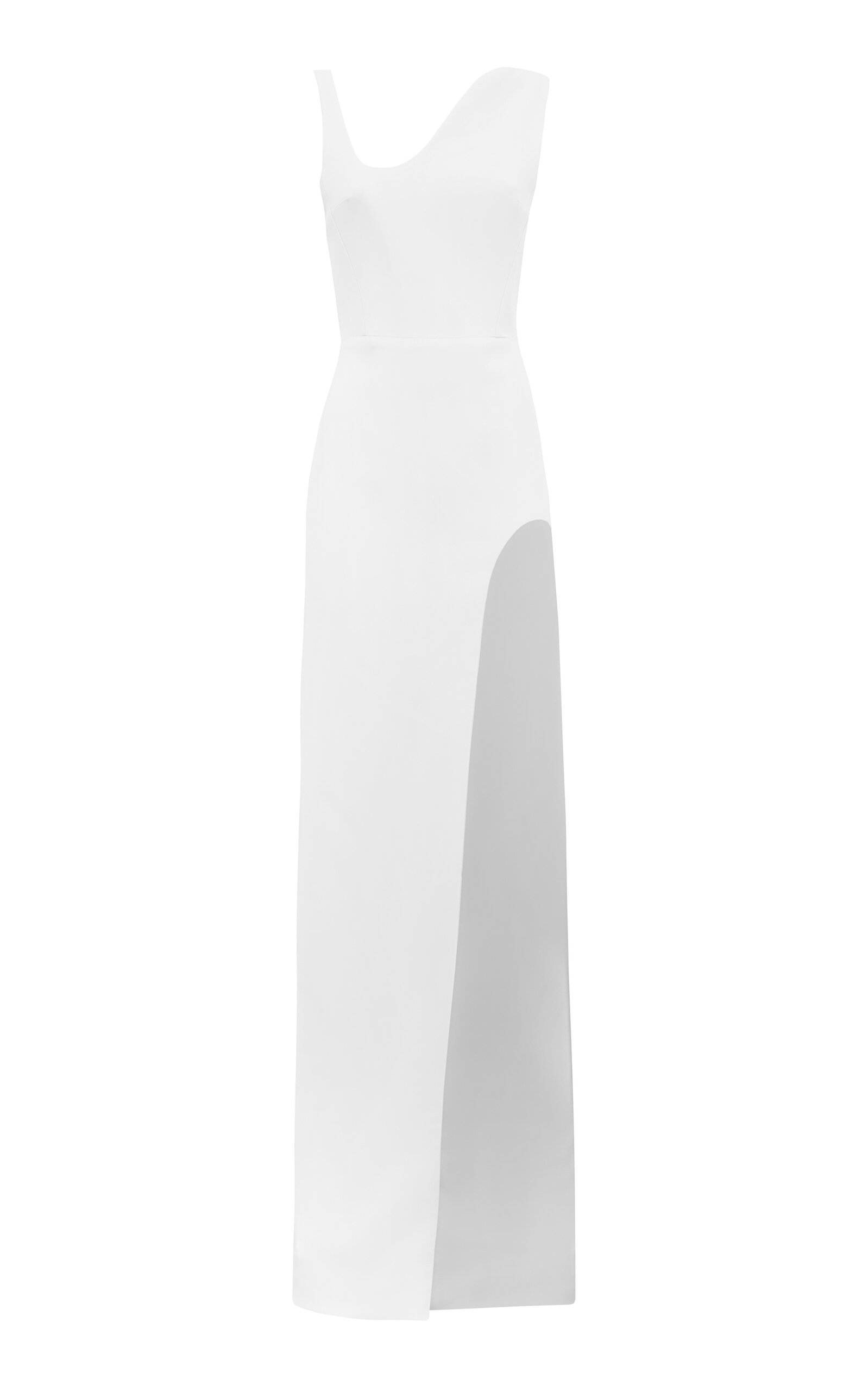 Antonio Grimaldi  Adele Cutaway Cady Maxi Dress - White