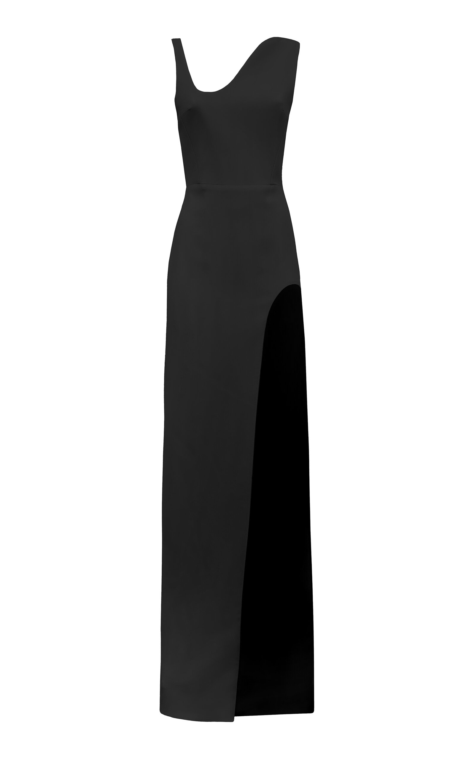 Antonio Grimaldi  Adele Cutaway Cady Maxi Dress - Black