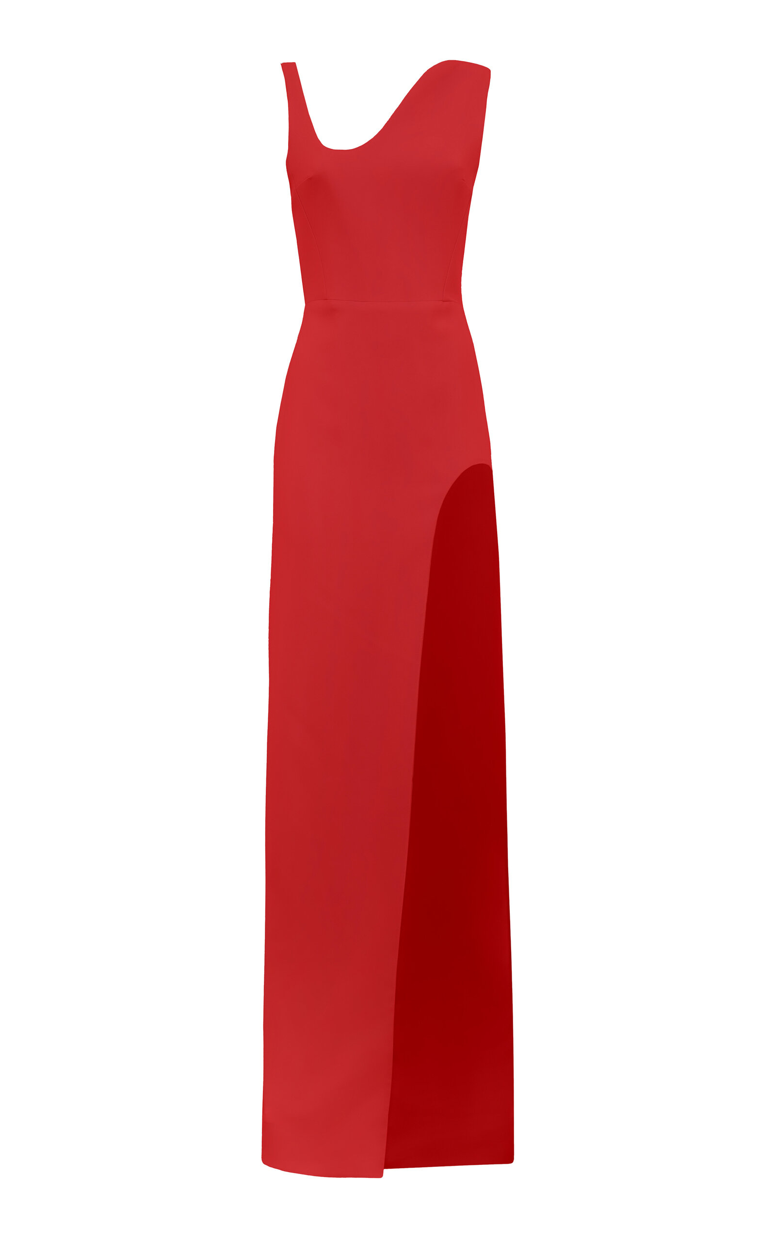 Antonio Grimaldi  Adele Cutaway Cady Maxi Dress - Coral
