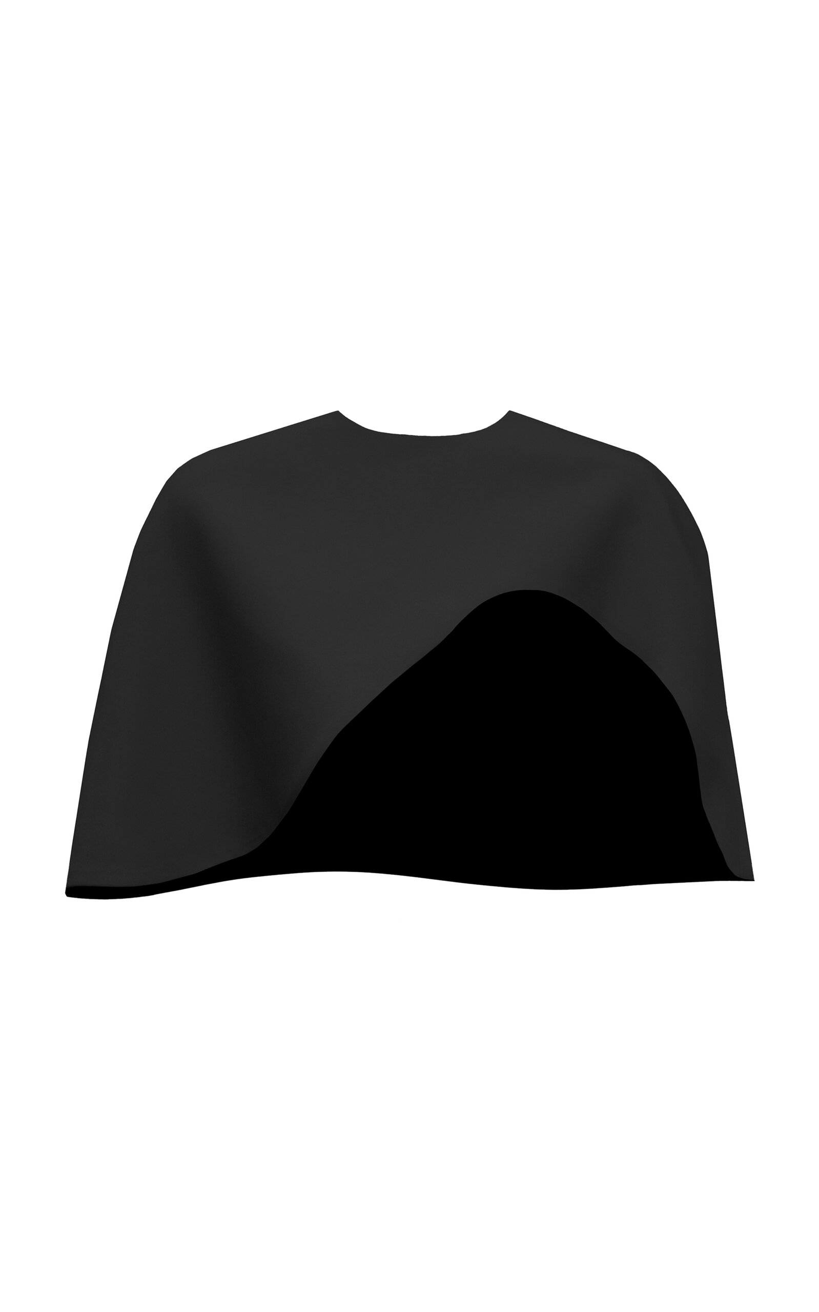 Antonio Grimaldi  Aria Curved Cady Cape - Black