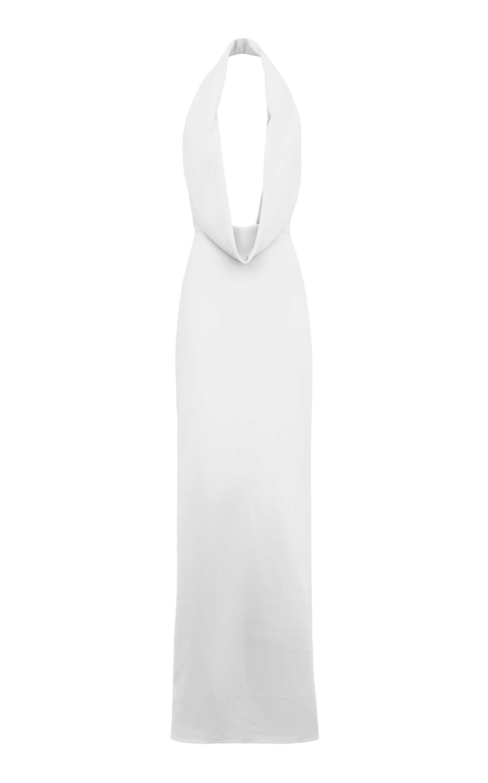 Antonio Grimaldi  Arianna Draped Cady Gown - White