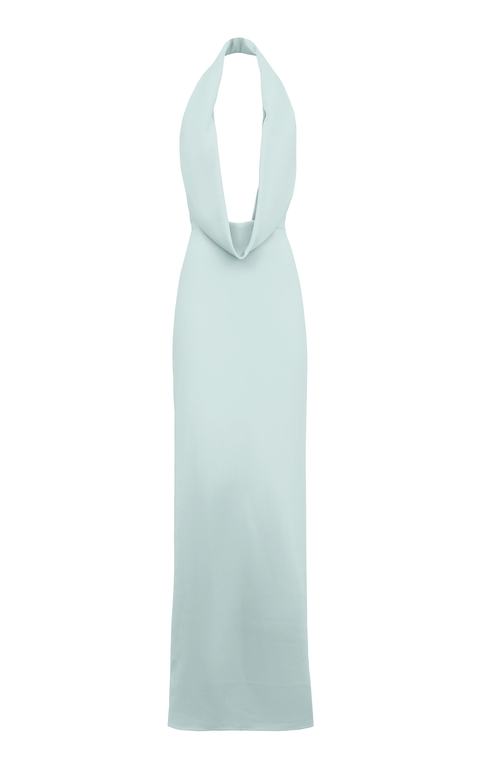 Antonio Grimaldi  Arianna Draped Cady Gown - Blue