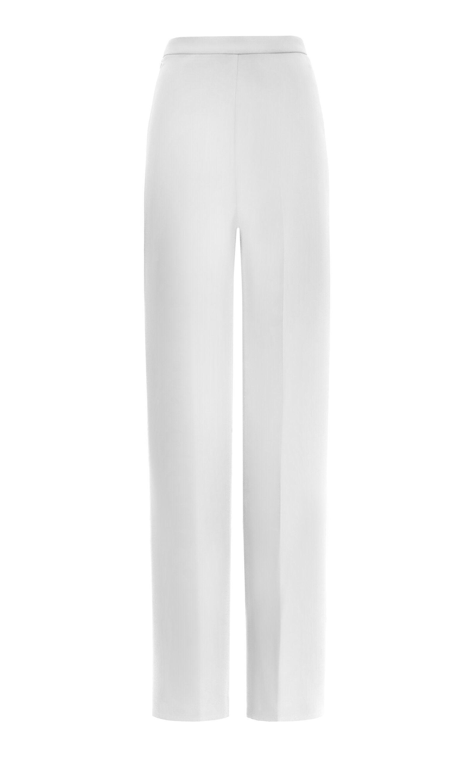Antonio Grimaldi  Anita Tailored Cady Straight-Leg Pants - White