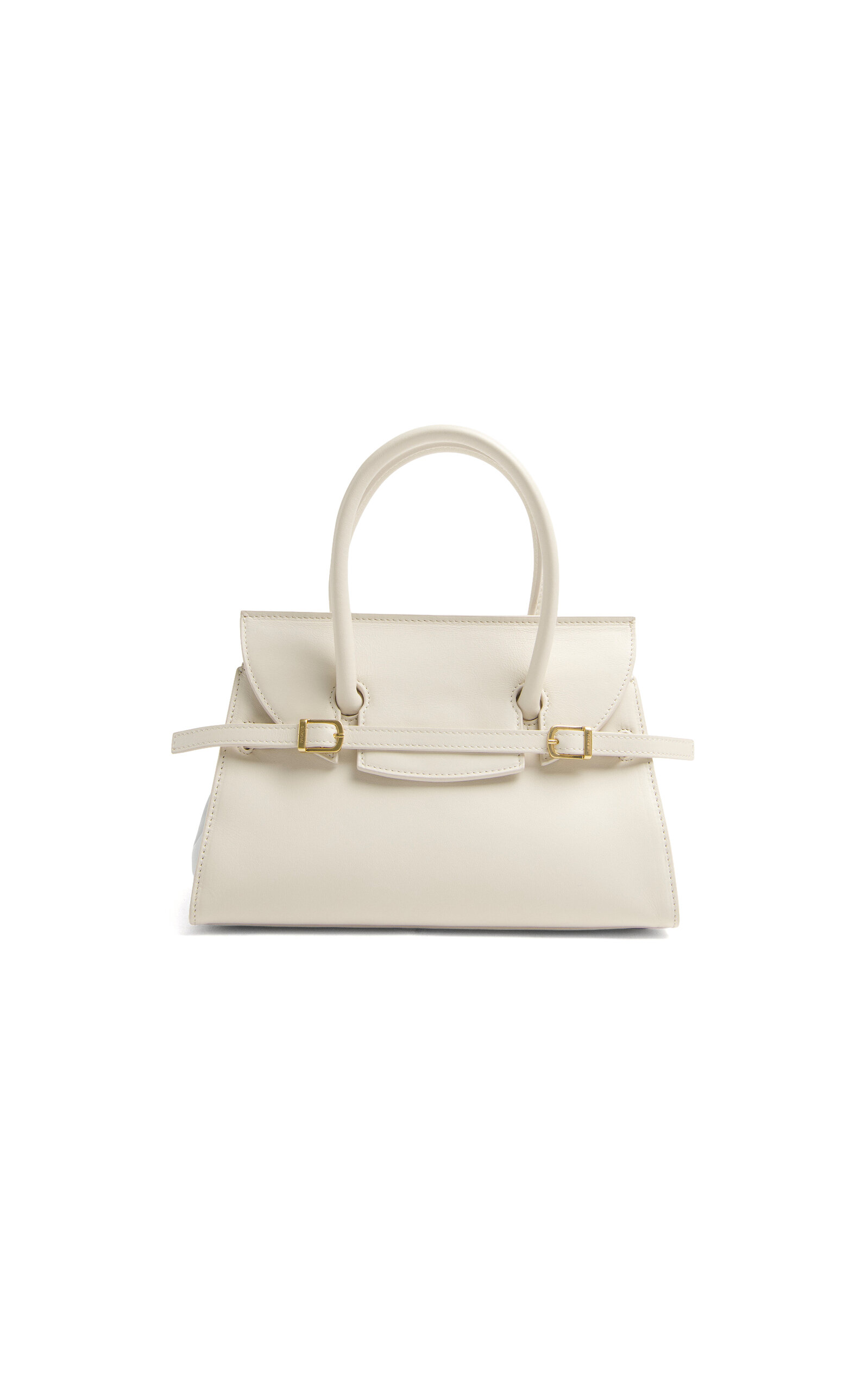 SIMKHAI River Small Leather Top Handle Bag - White - OS