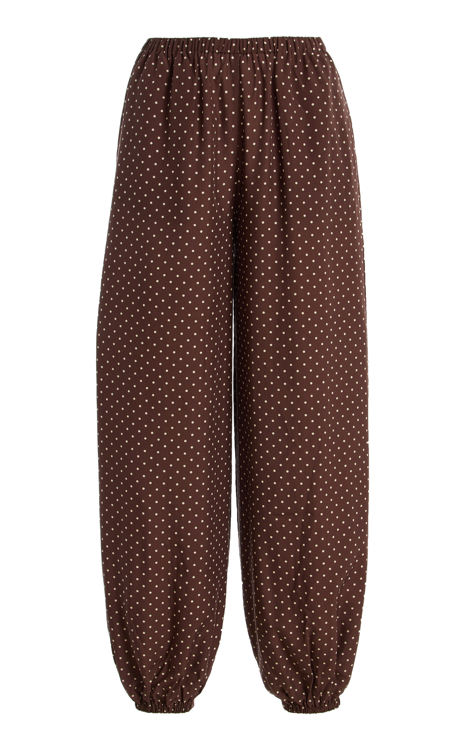 POSSE POSSE EVIE POLKA-DOT WOVEN PANTS