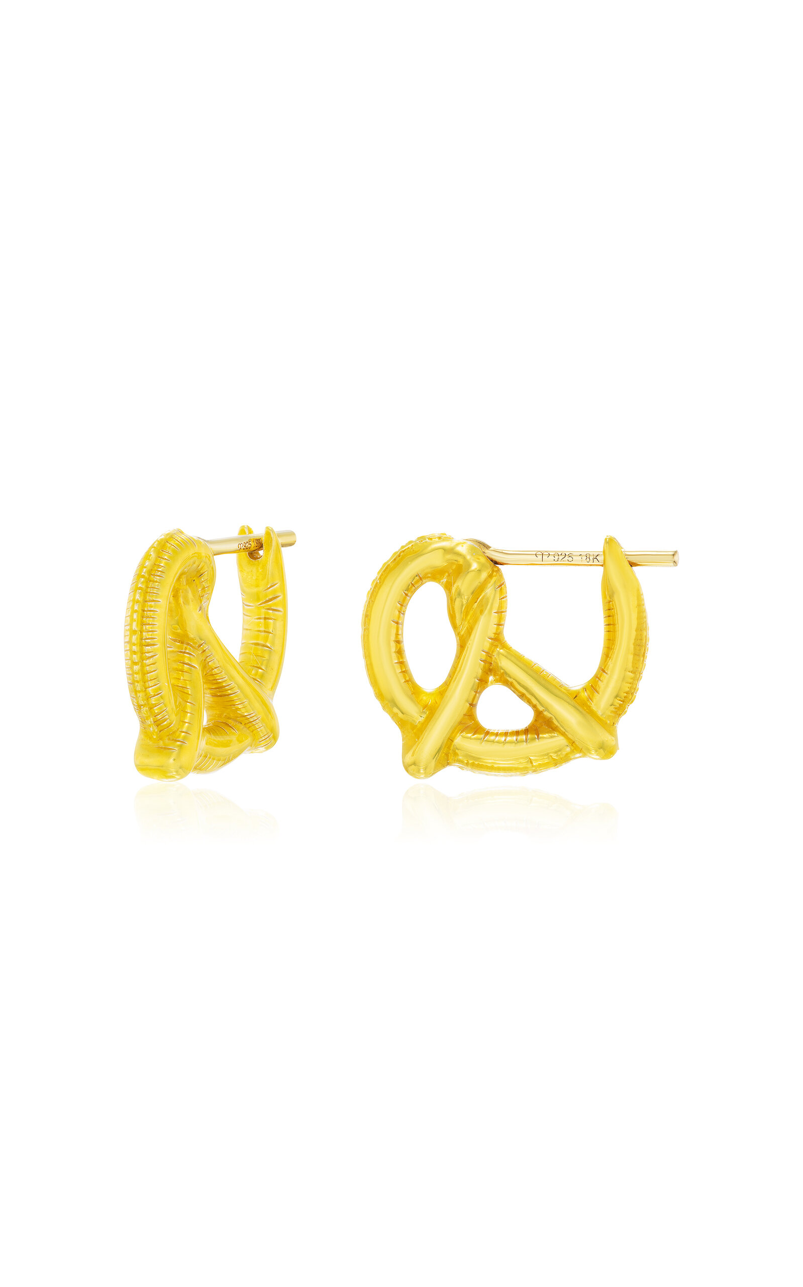 TACIT 14k Yellow Gold NYC Street Pretzel  Earrings - Yellow - OS - Only At Moda Operandi