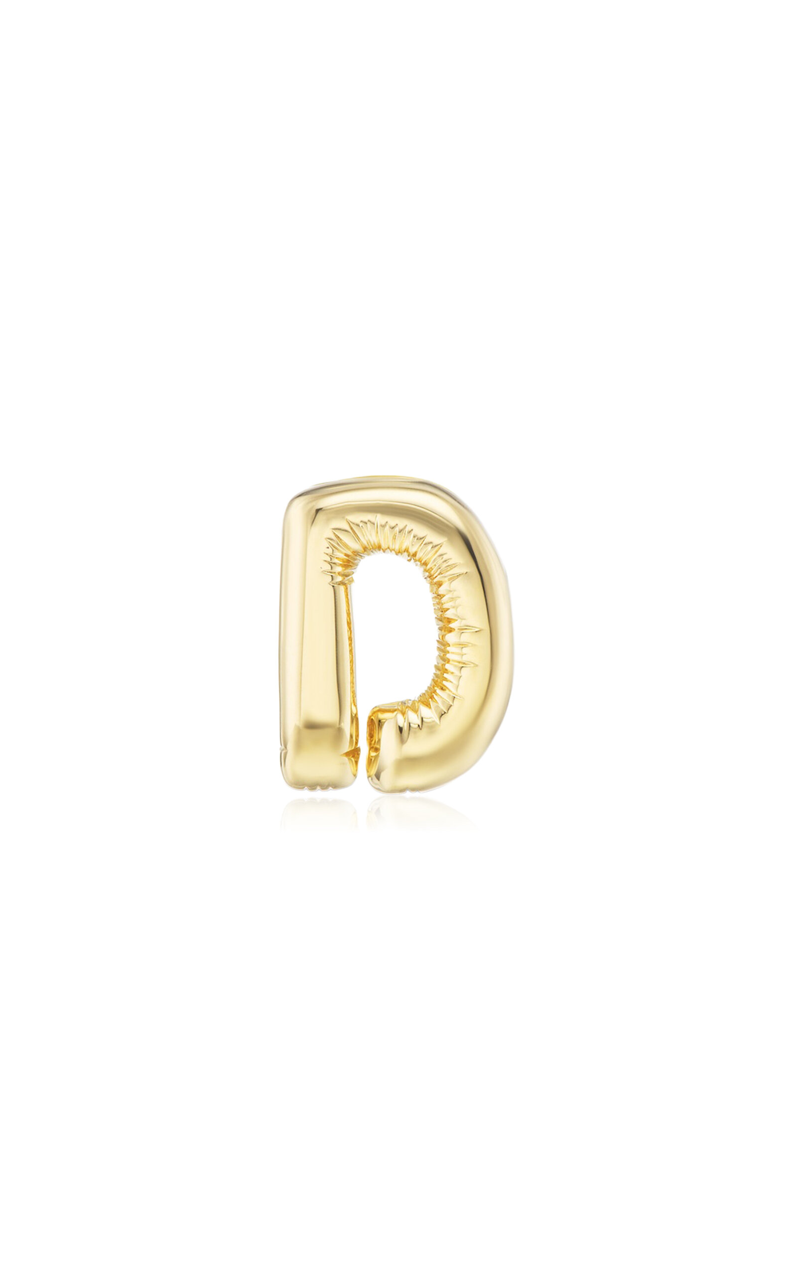 TACIT 14k Yellow Gold Mini Balloon Letter Single Stud - Gold - Only At Moda Operandi