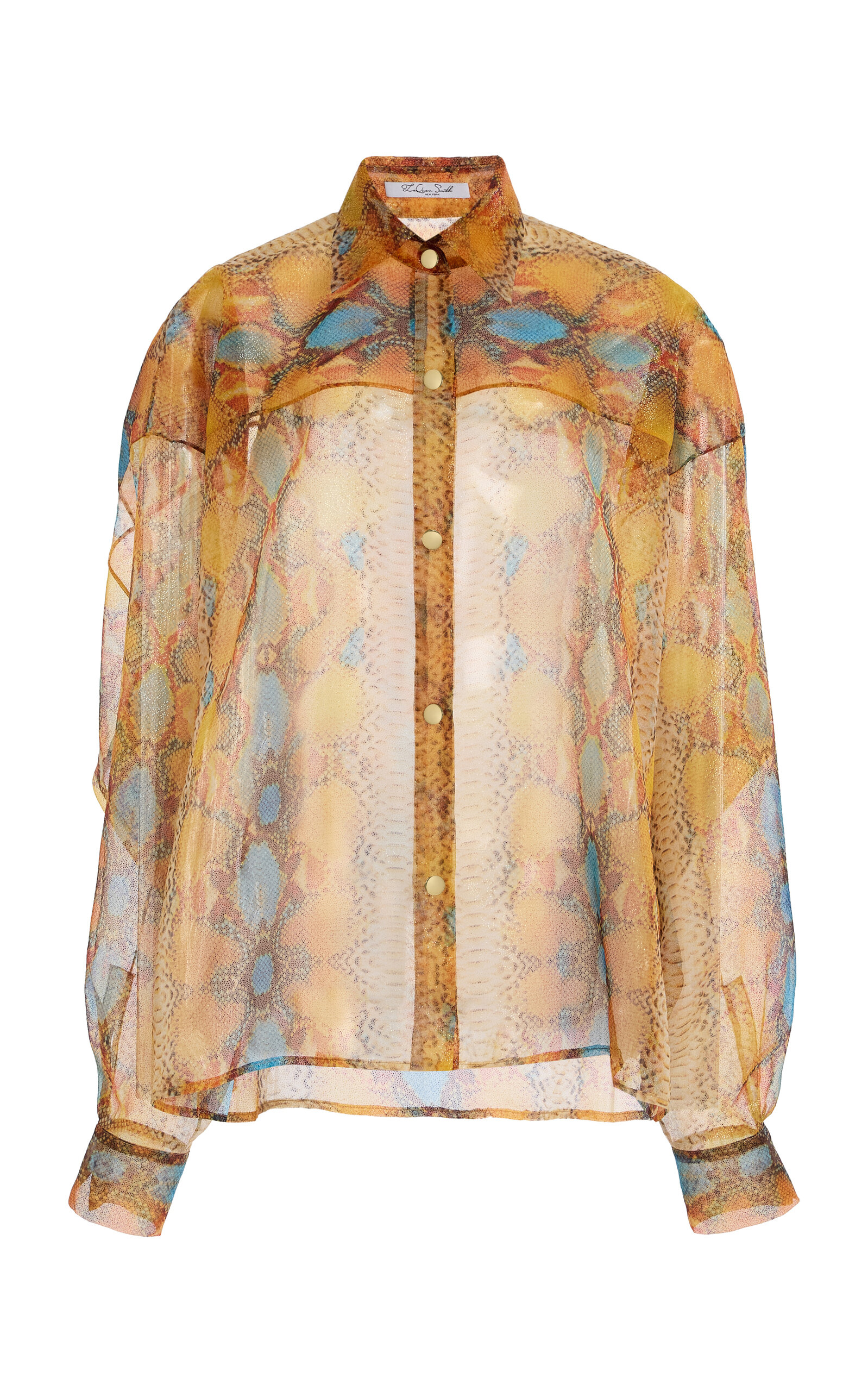 LaQuan Smith Snake-Printed Shirt - Animal
