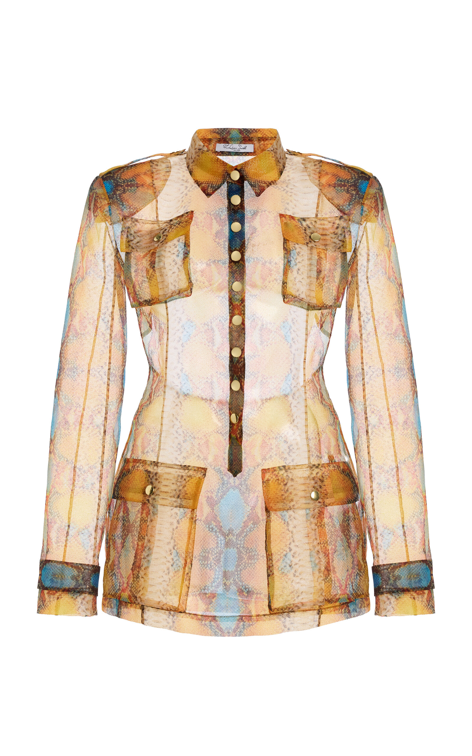 LaQuan Smith Snake-Printed Mini Dress - Animal