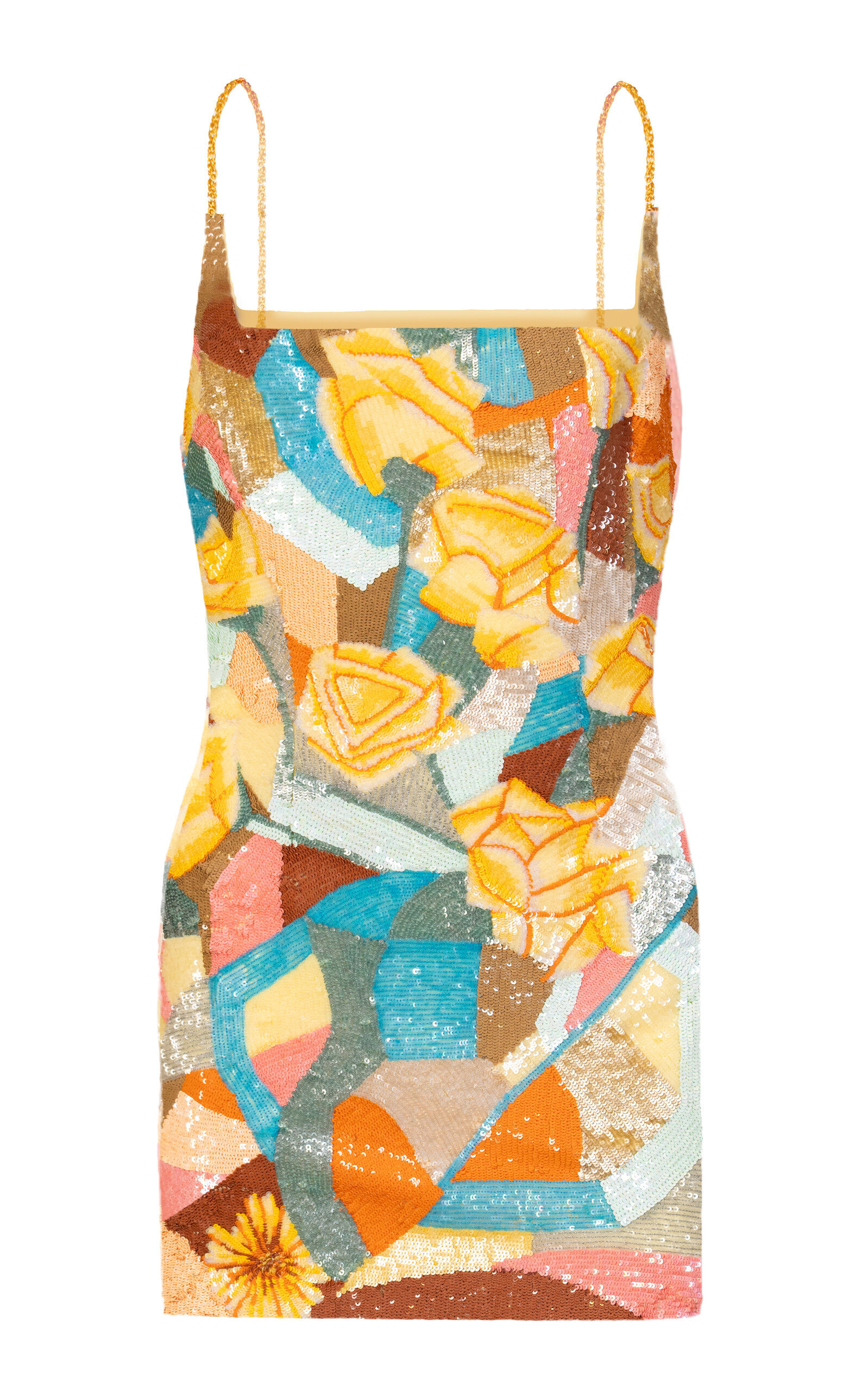 La Fuori Mosiac Burst Mini Dress - Multi - 4XL