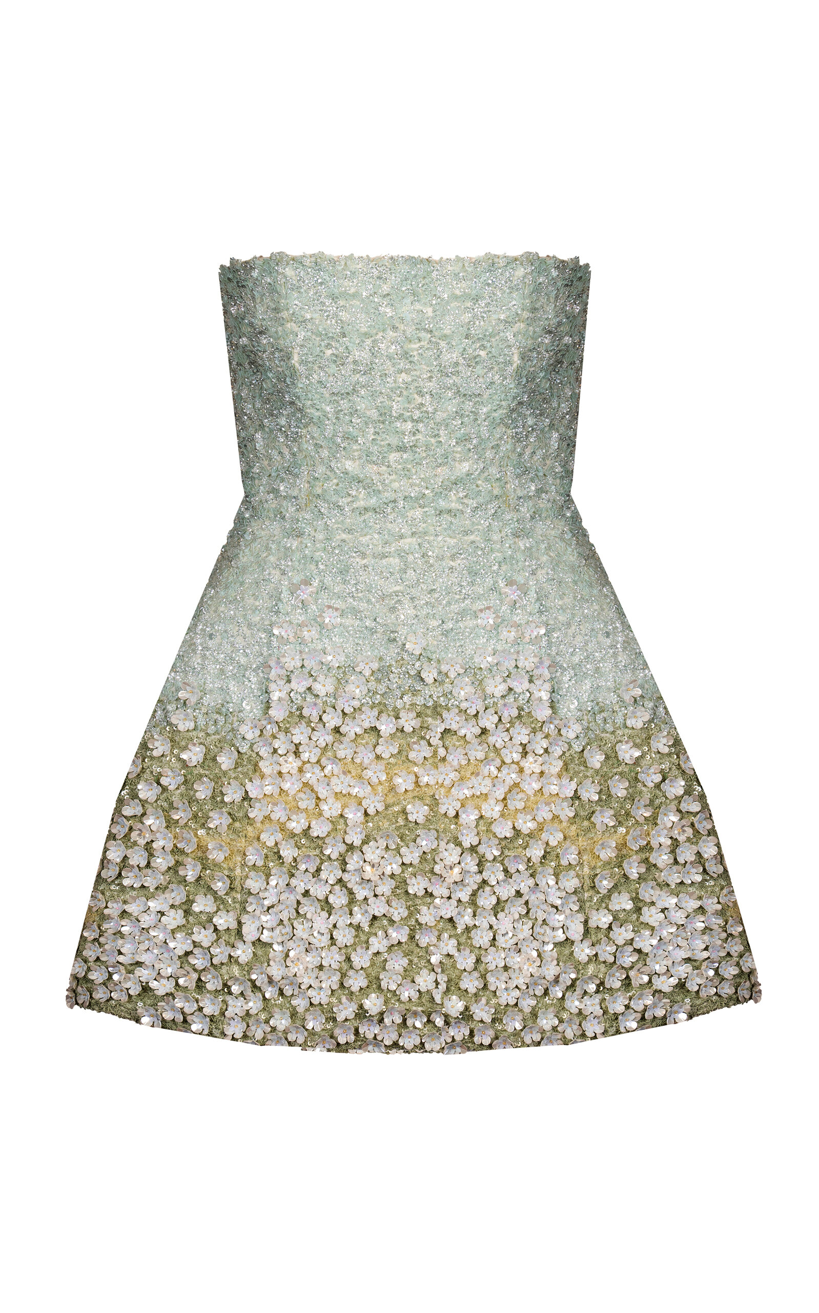 La Fuori Mystical Garden Embroided Mini Dress