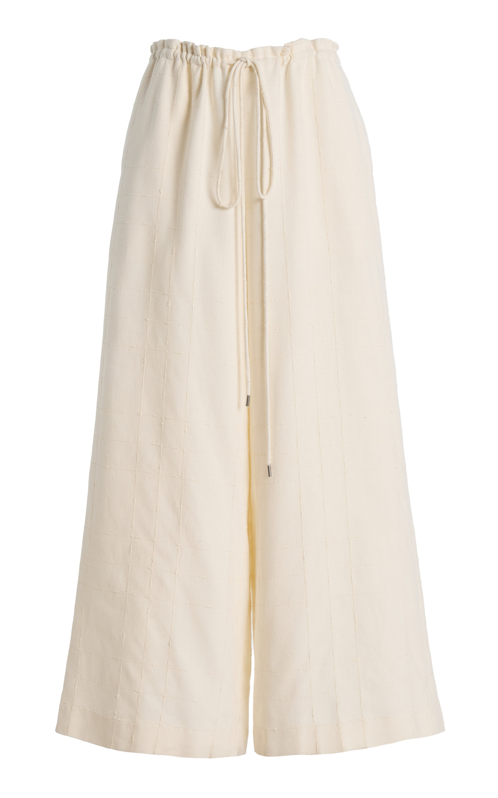 KALLMEYER Wesley Cotton Drawstring Pants - Ivory