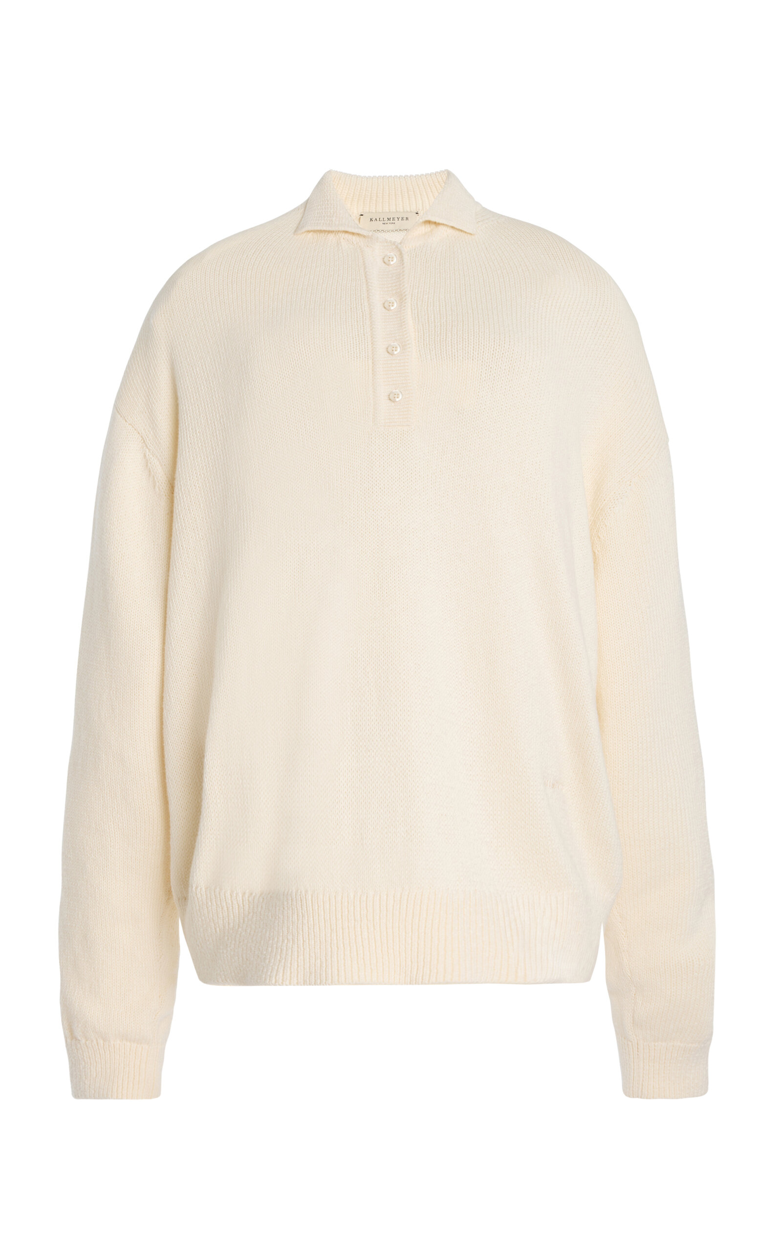 Kallmeyer Chessy Cotton Polo In Neutral