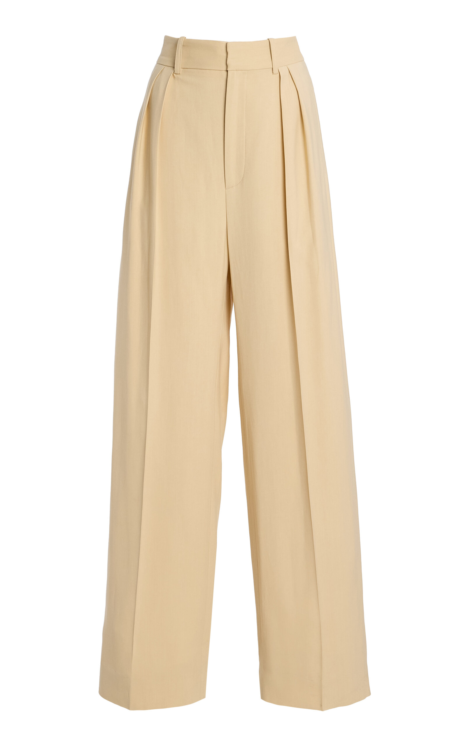Kallmeyer Aiden High-rise Pleated Trousers In Brown