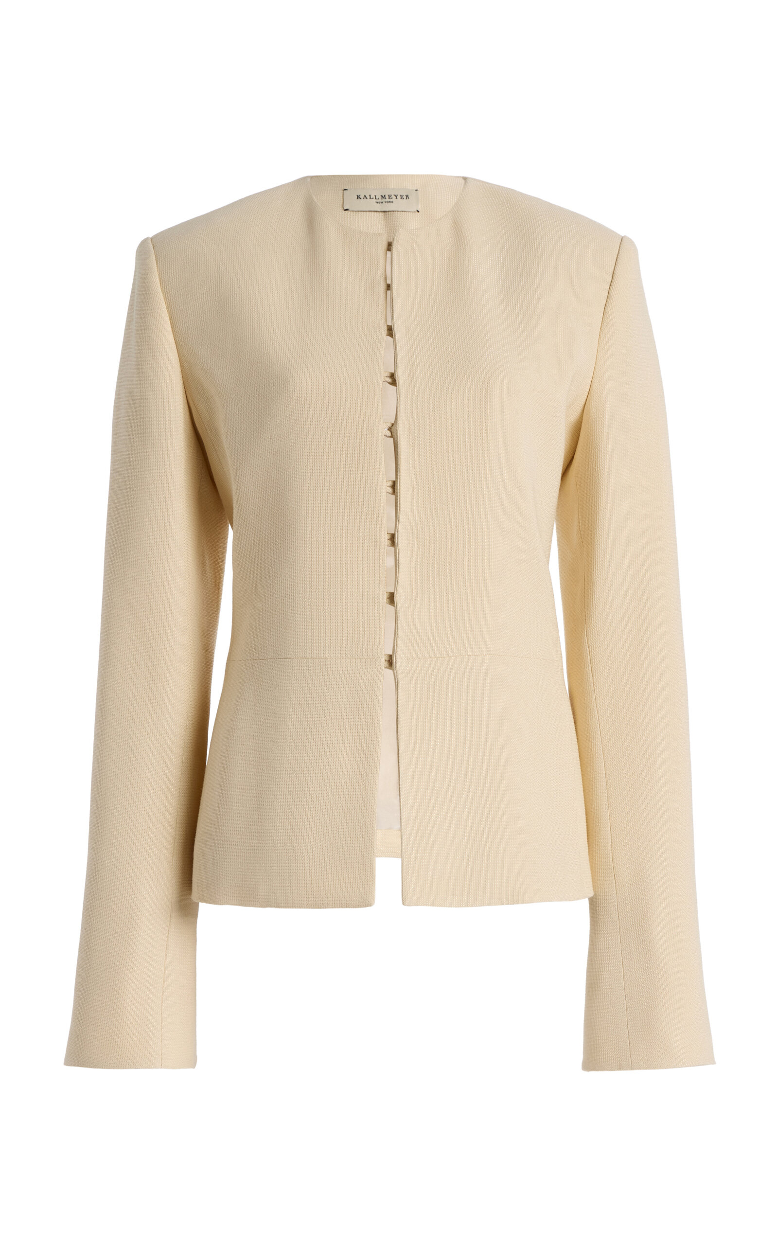 Kallmeyer Tilda Linen-blend Jacket In Neutral