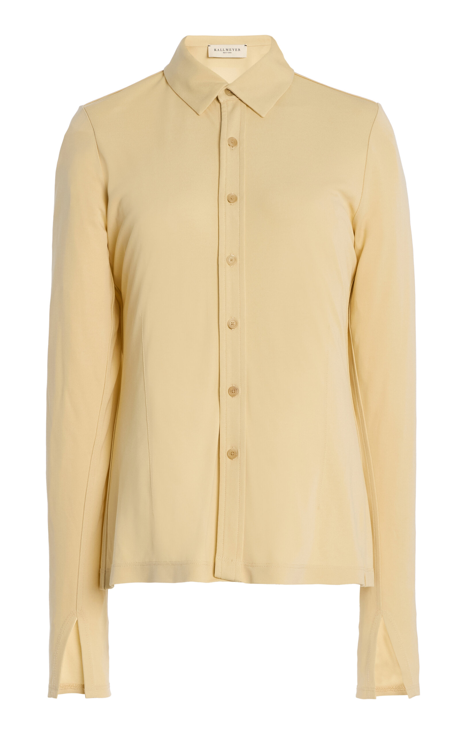 Kallmeyer Frankie Relaxed Button-down Shirt In Yellow