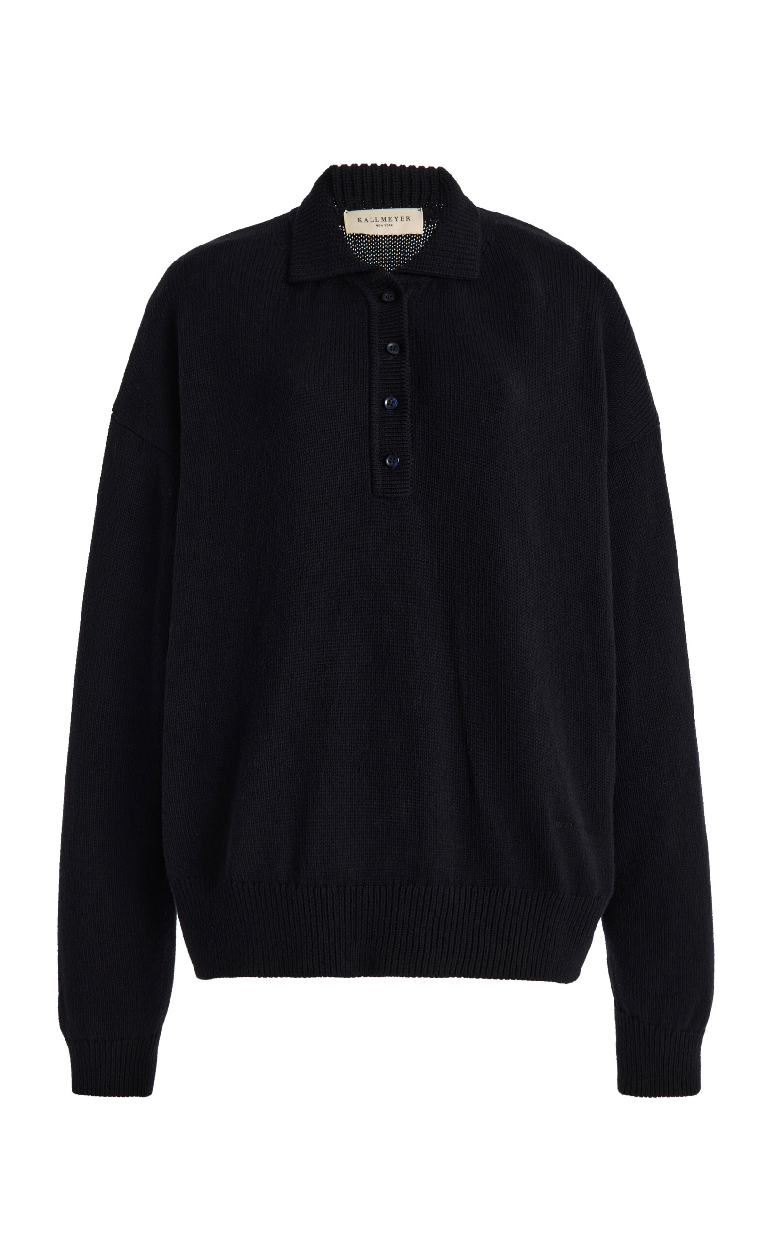Kallmeyer Chessy Cotton-wool Polo In Black