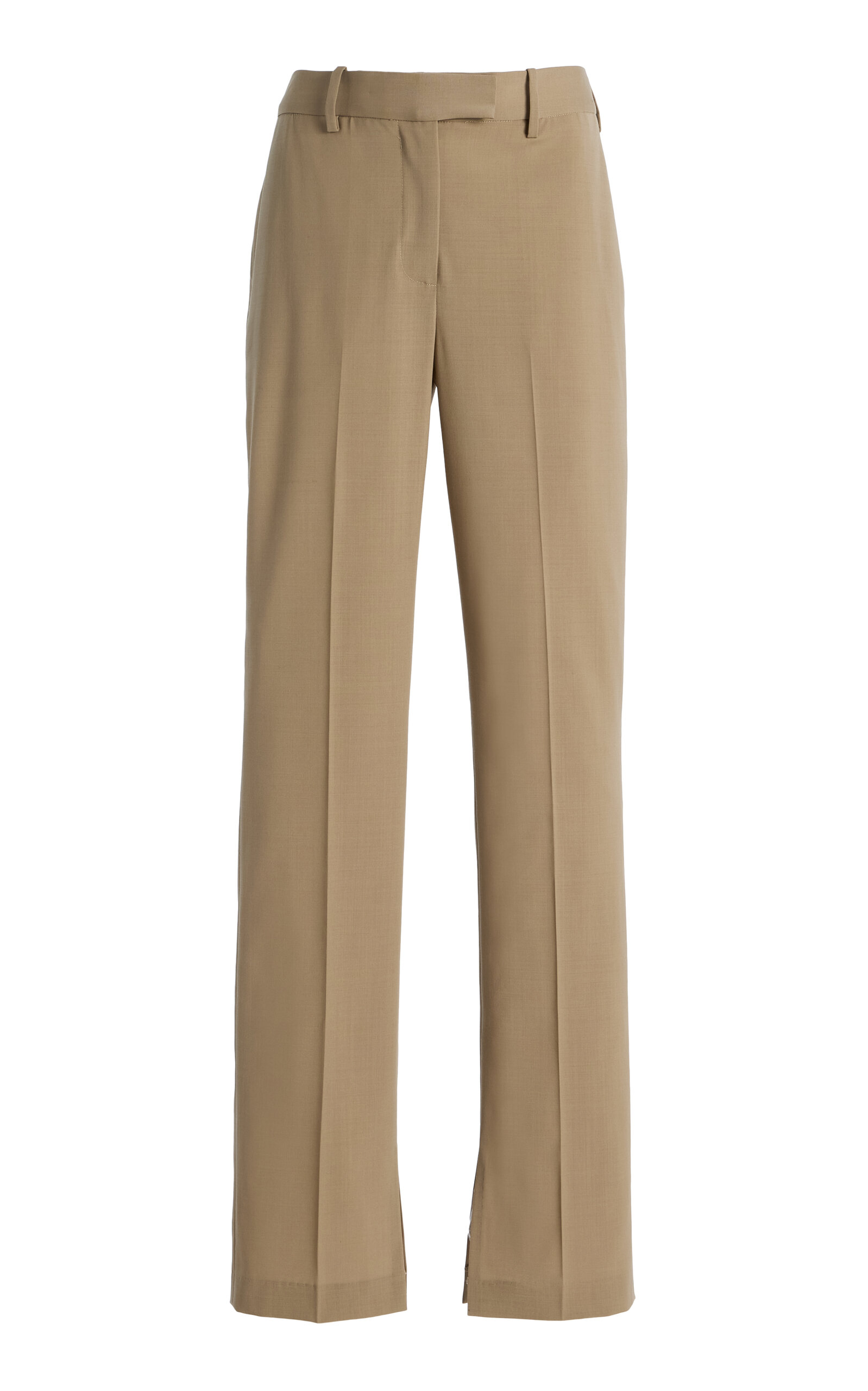 KALLMEYER Charlie Long Wool Trouser - Khaki