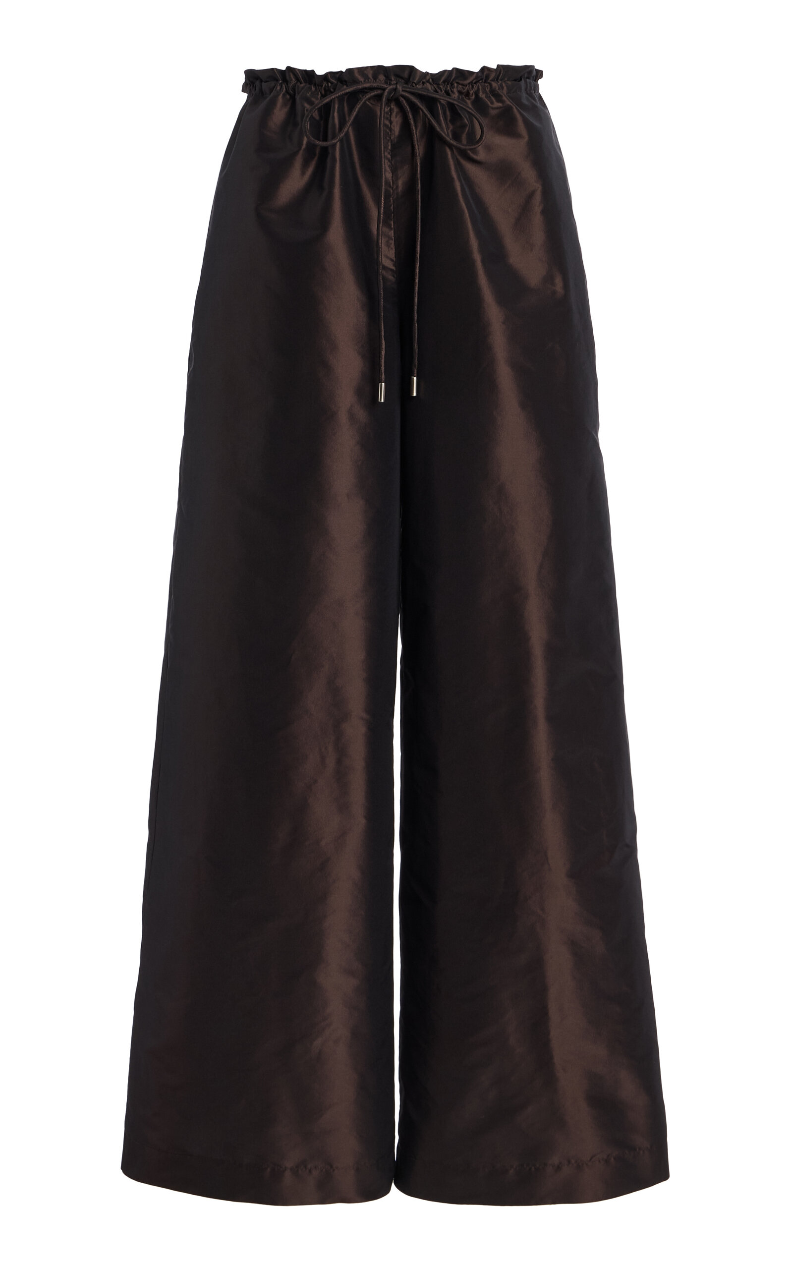 Kallmeyer Wesley Silk Drawstring Pants In Black