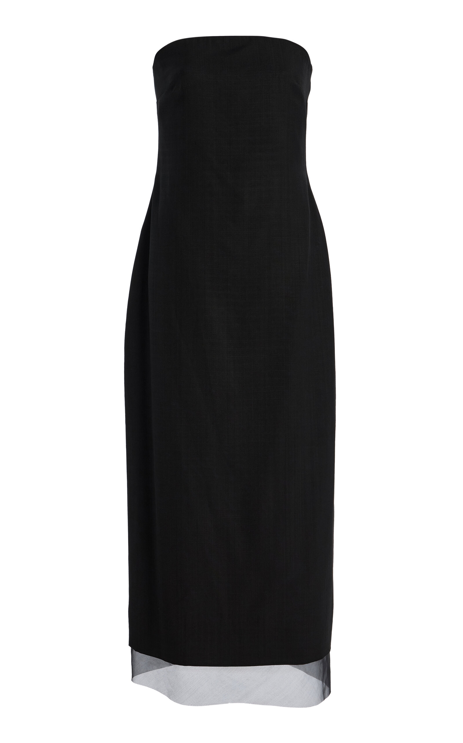 Kallmeyer Lizzy Strapless Maxi Dress In Black