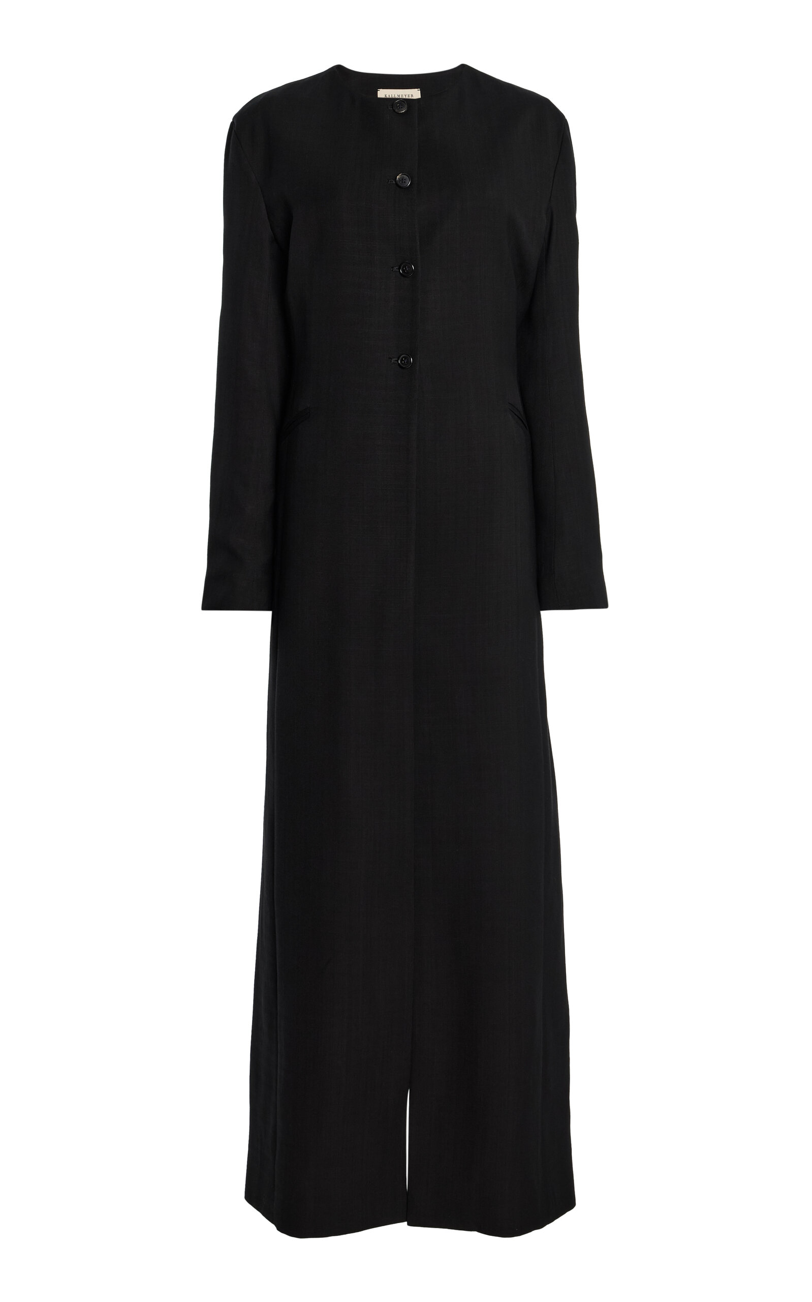KALLMEYER Henri Longline Duster Coat - Black