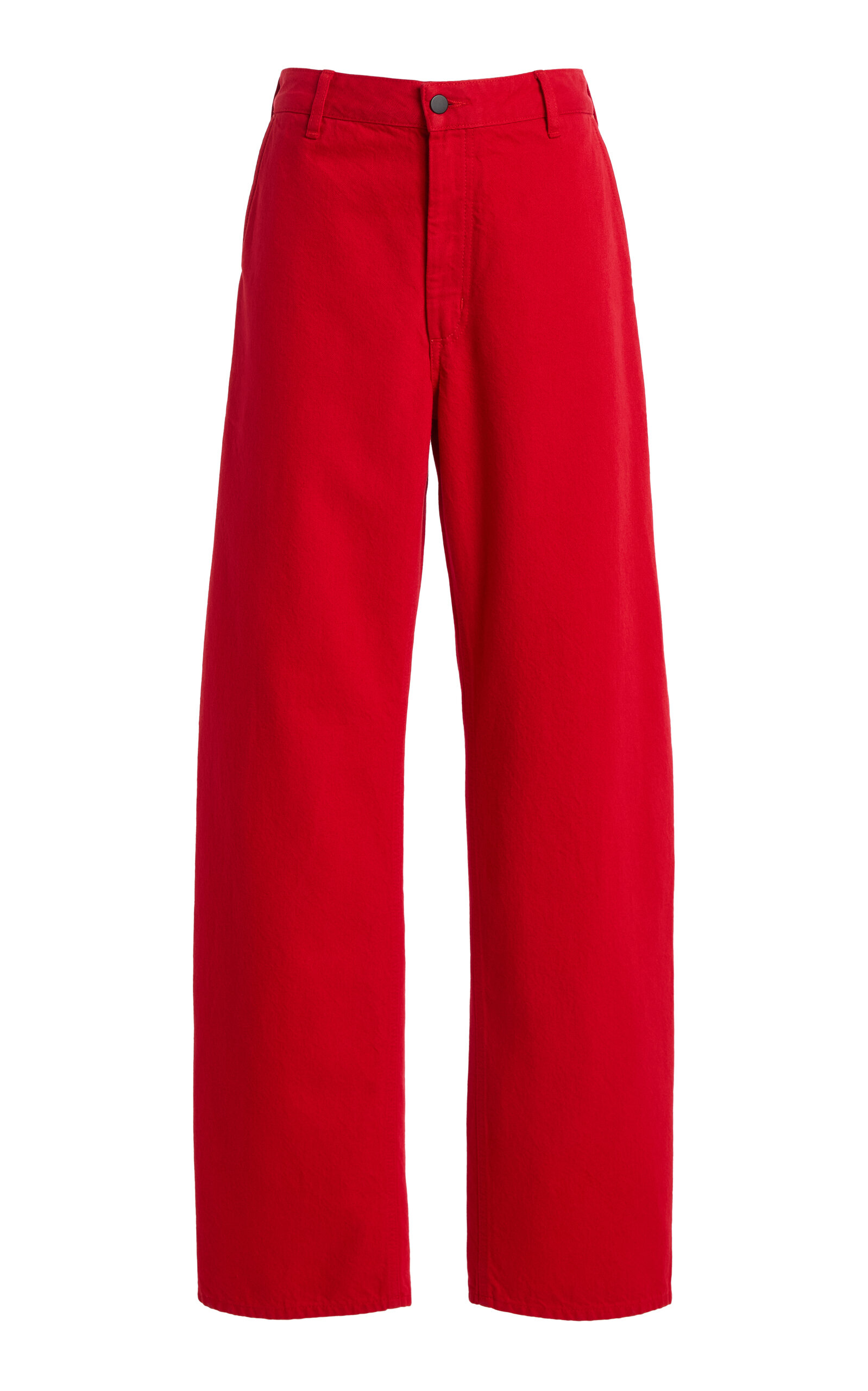 Kallmeyer Column Cotton Leg Jeans In Red