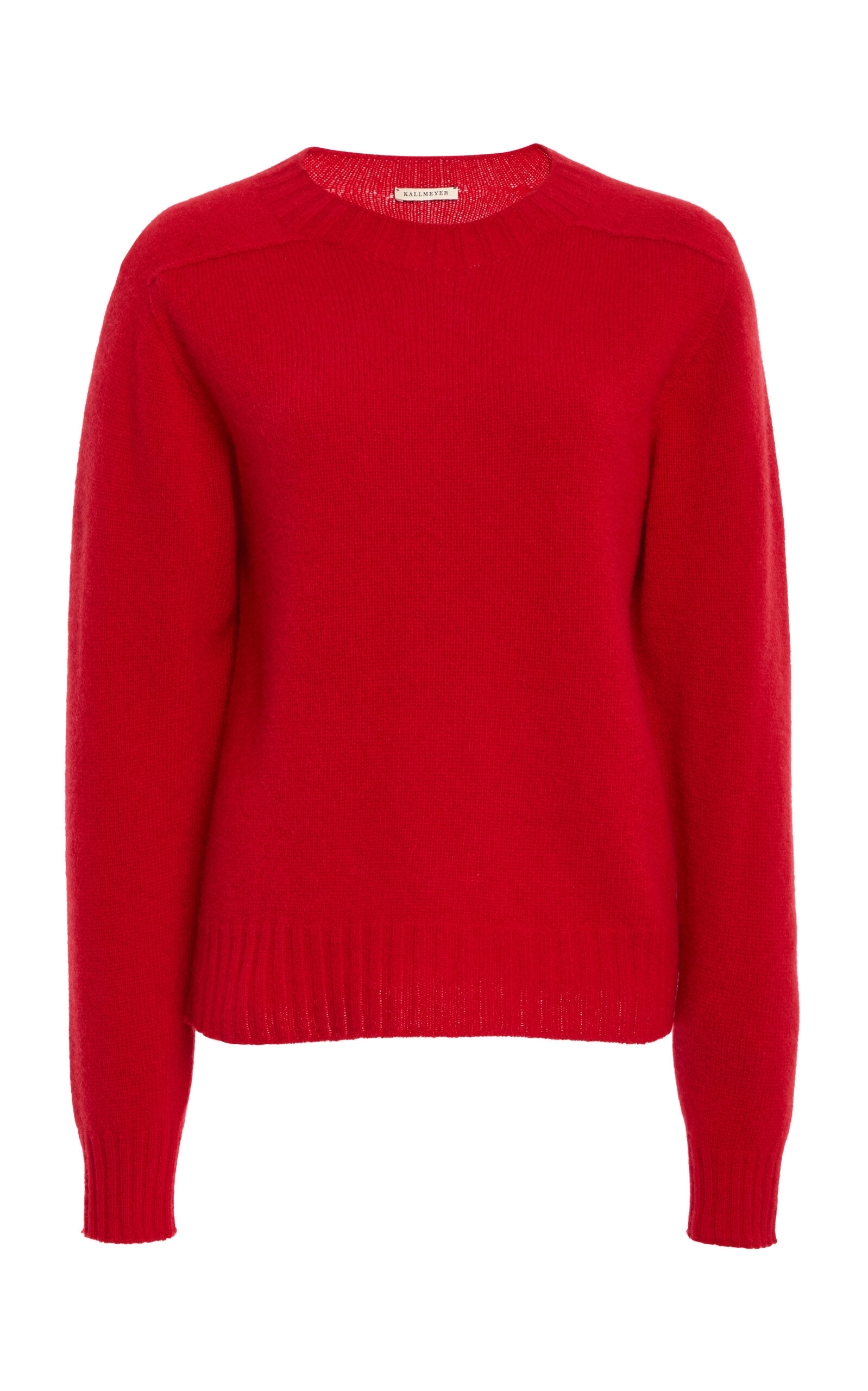 KALLMEYER Nina Ultrafine Merino Seamless Crewneck - Red - XS