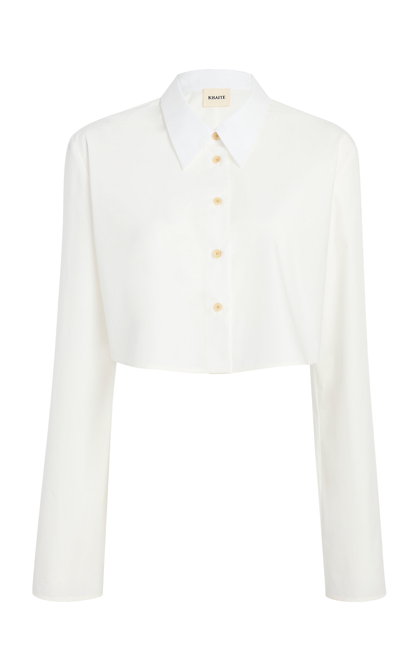 Khaite Fritz Cotton Top In White