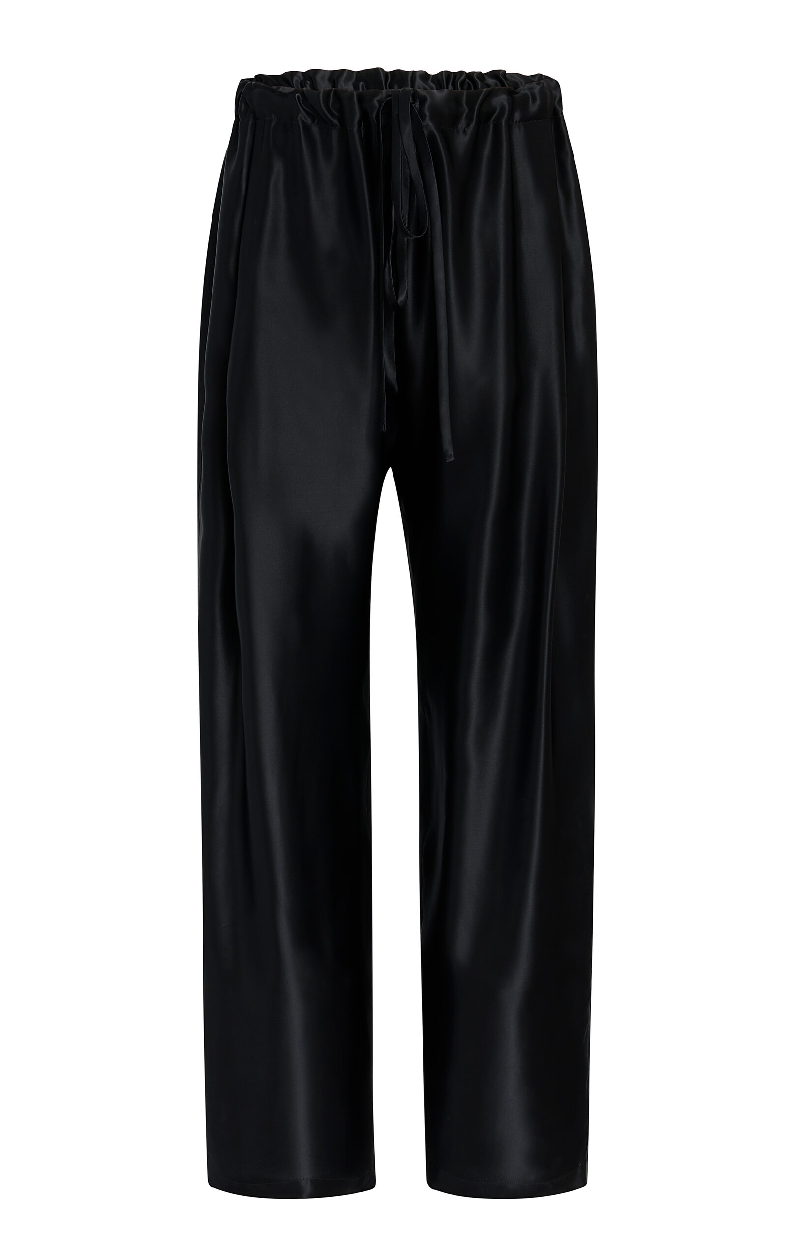 Khaite Rohen Drawstring Pants In Black