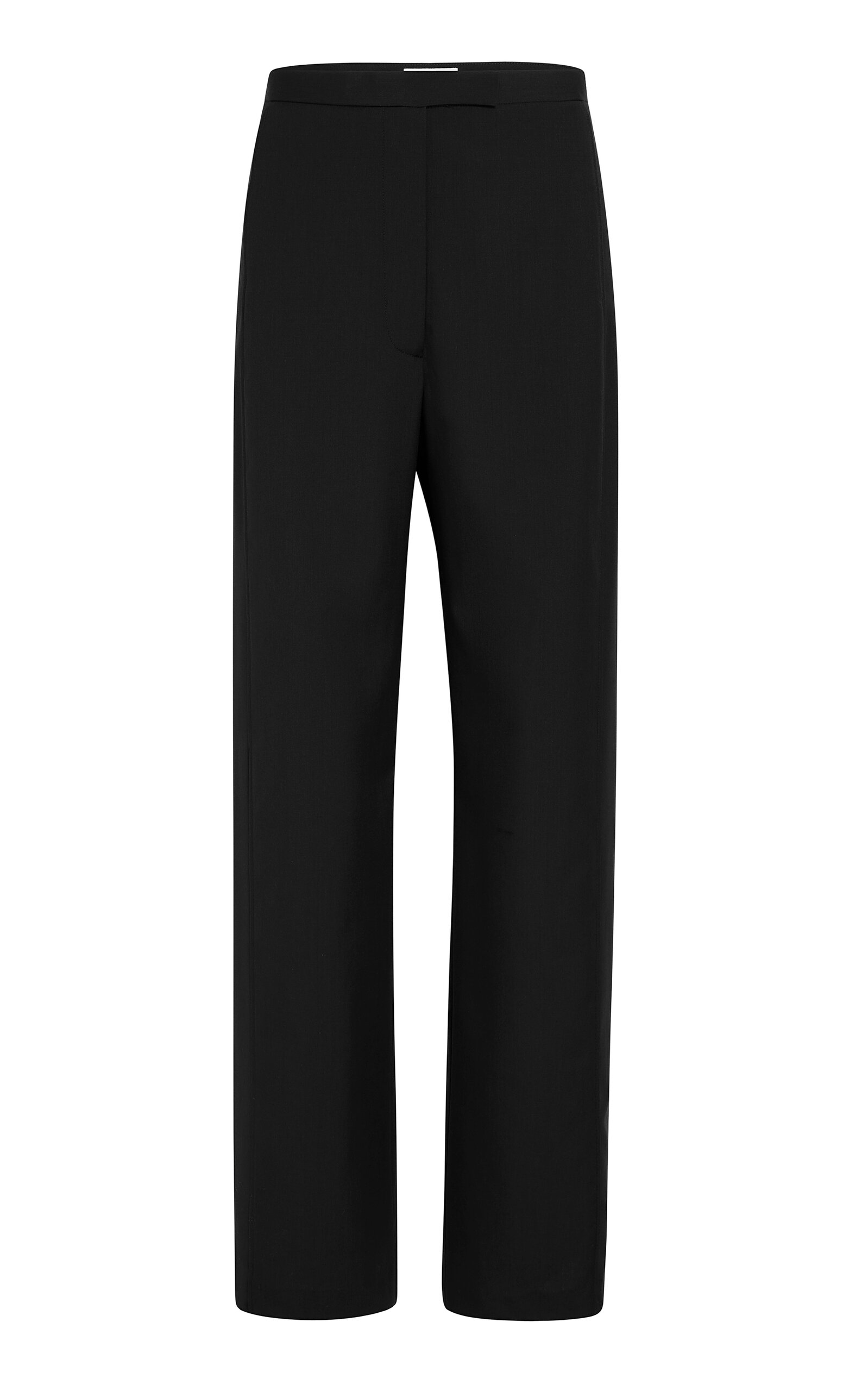 Khaite Borden Wool Pants In Black