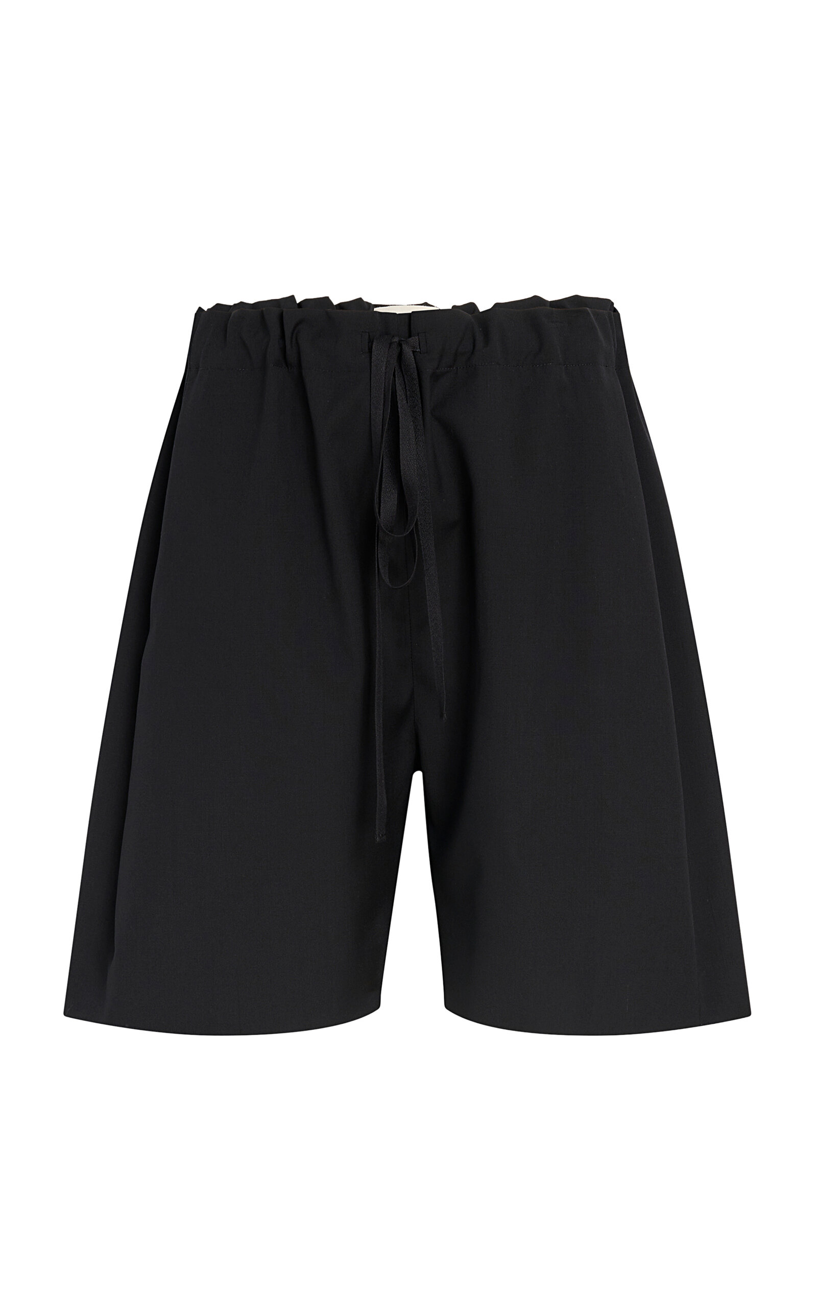 Khaite Rohen Wool Shorts - Black