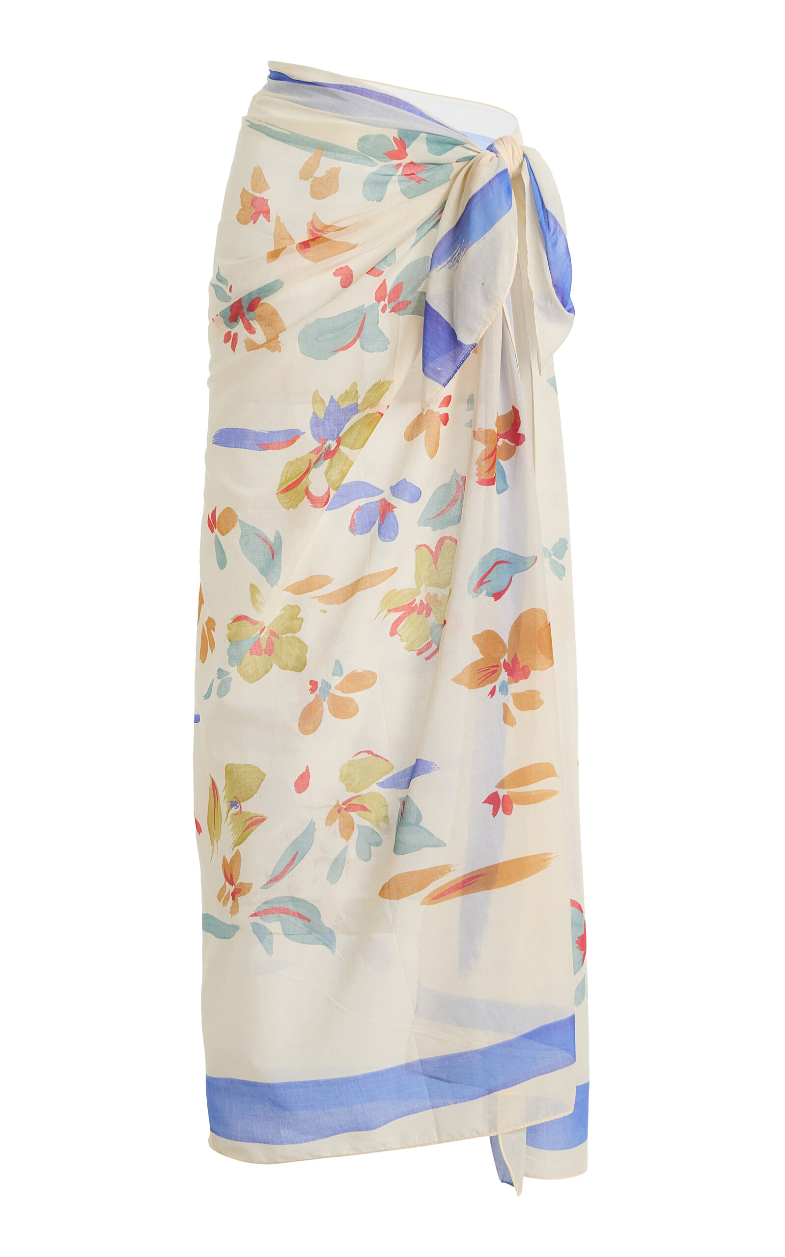 Soleil Soleil Square Pareo In White