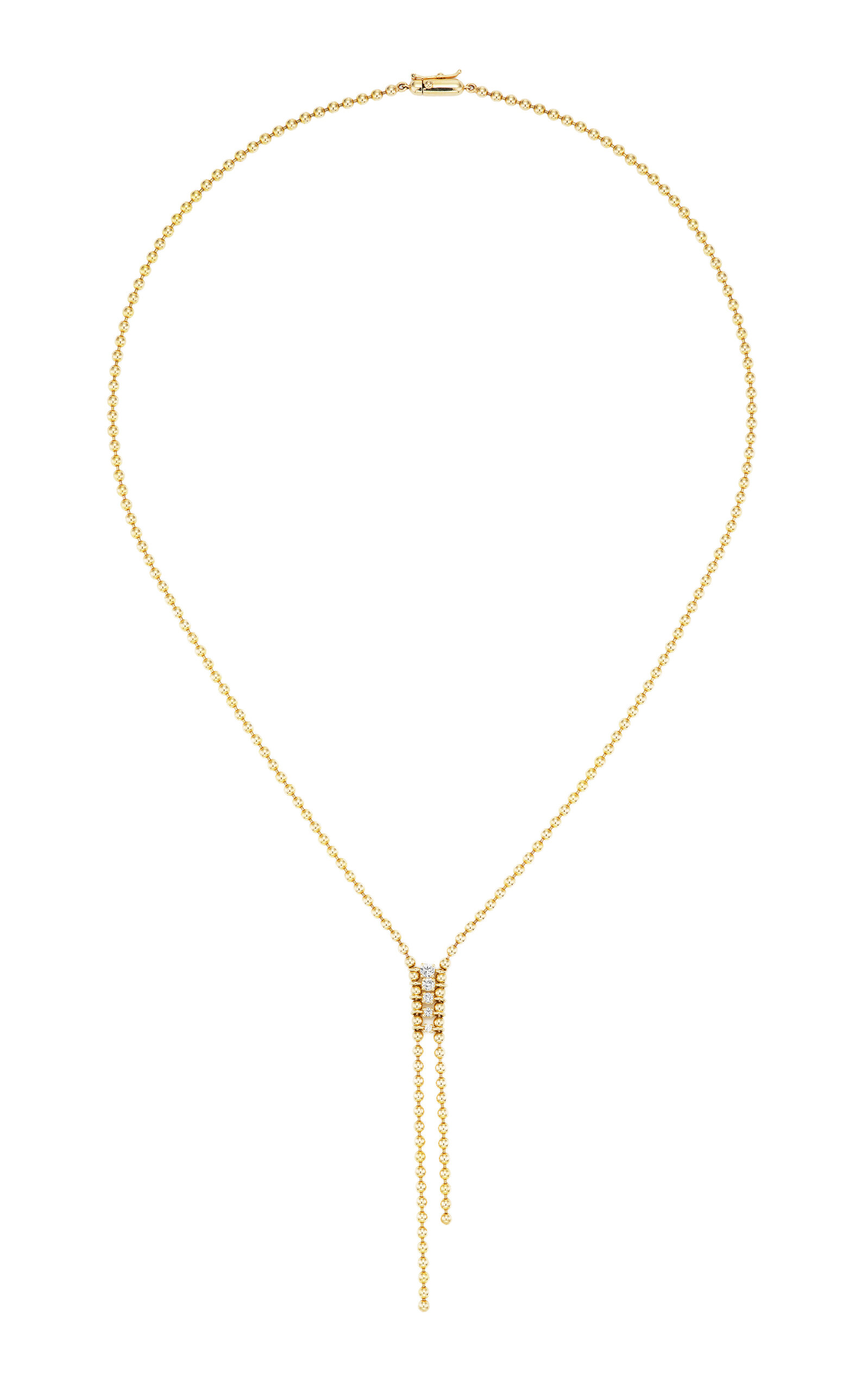 Vice Versa 14kt Yellow Gold Gemini Bolo Necklace - Gold - OS - Only At Moda Operandi