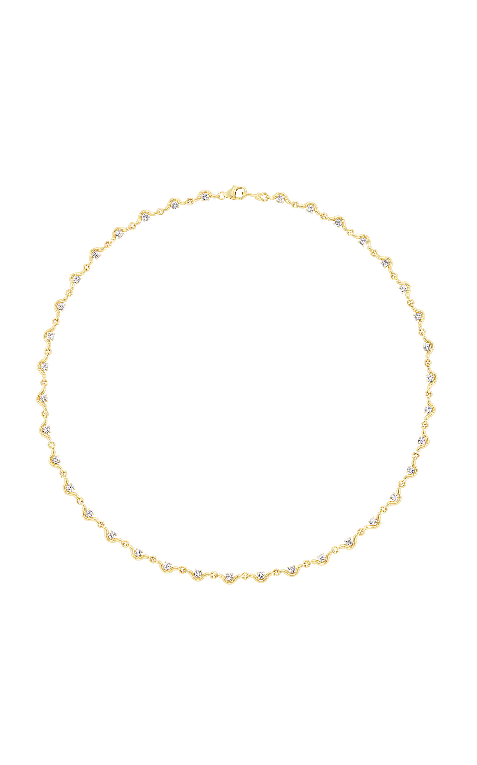 Vice Versa 14kt Yellow Gold Louise Line Necklace - Gold - OS - Only At Moda Operandi