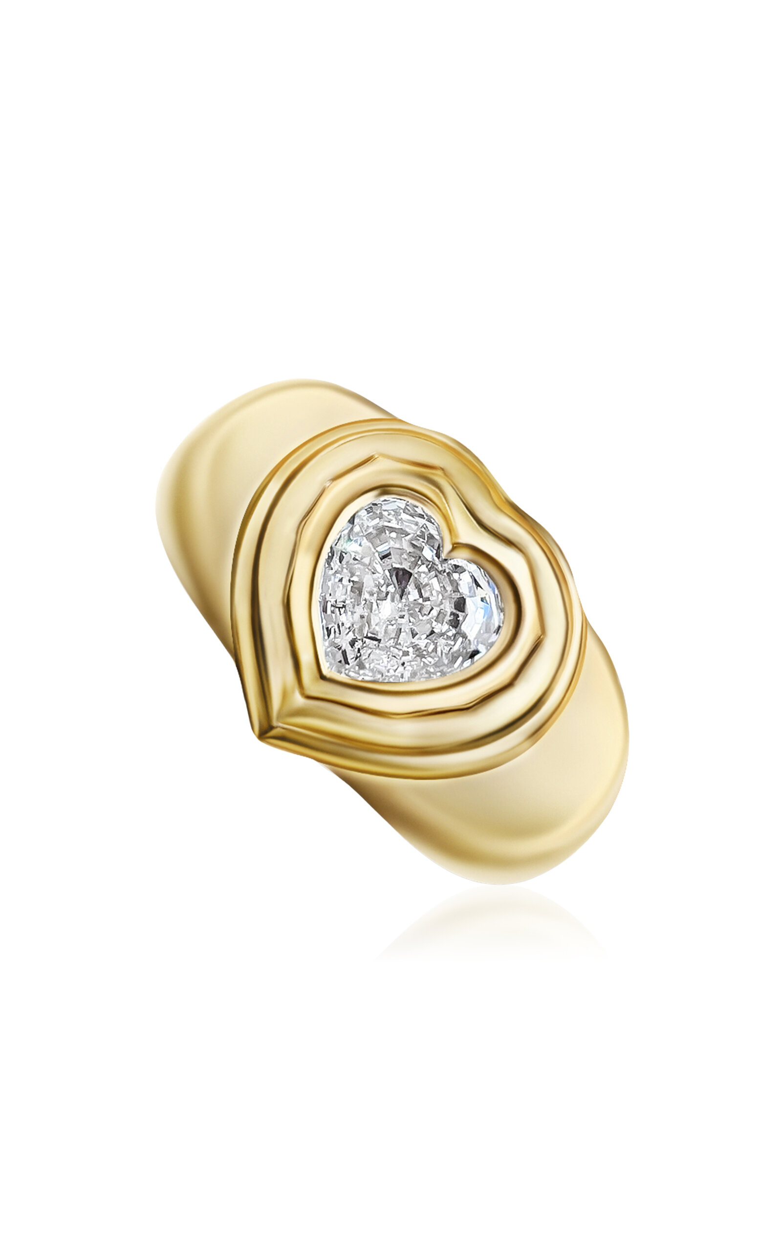 Vice Versa 14kt Yellow Gold Mini Heart Eleven Ring - Gold - Only At Moda Operandi