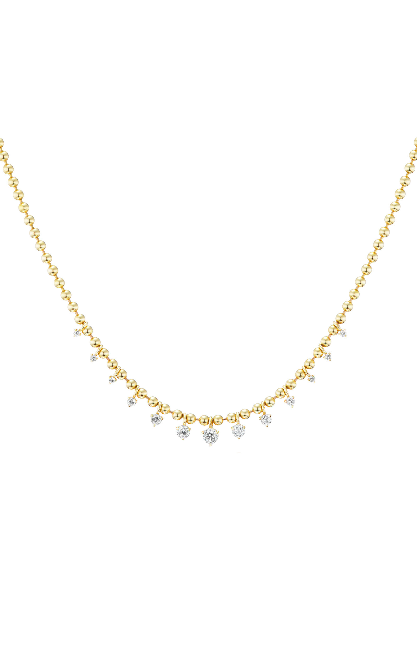 Vice Versa 14kt Yellow Gold Mini Kin Necklace - Gold - OS - Only At Moda Operandi