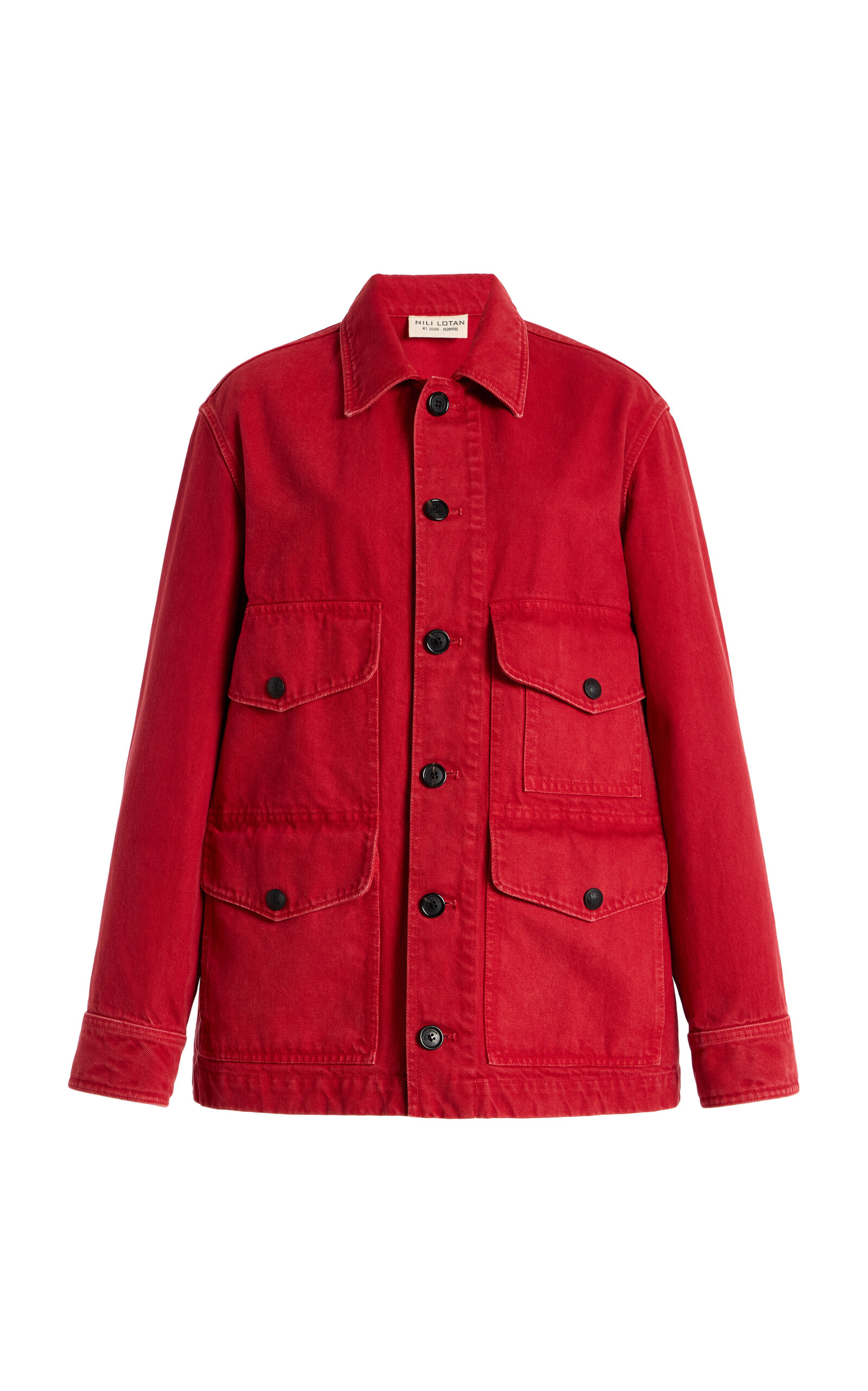 NILI LOTAN Leroy Cotton Twill Utility Jacket - Women's Clothing