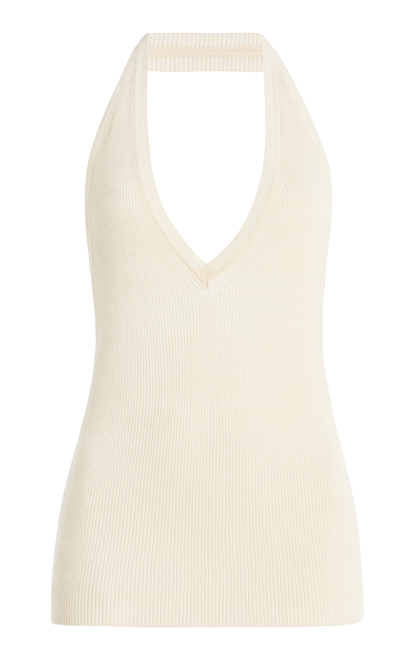 NILI LOTAN Ivey Silk Halter Top