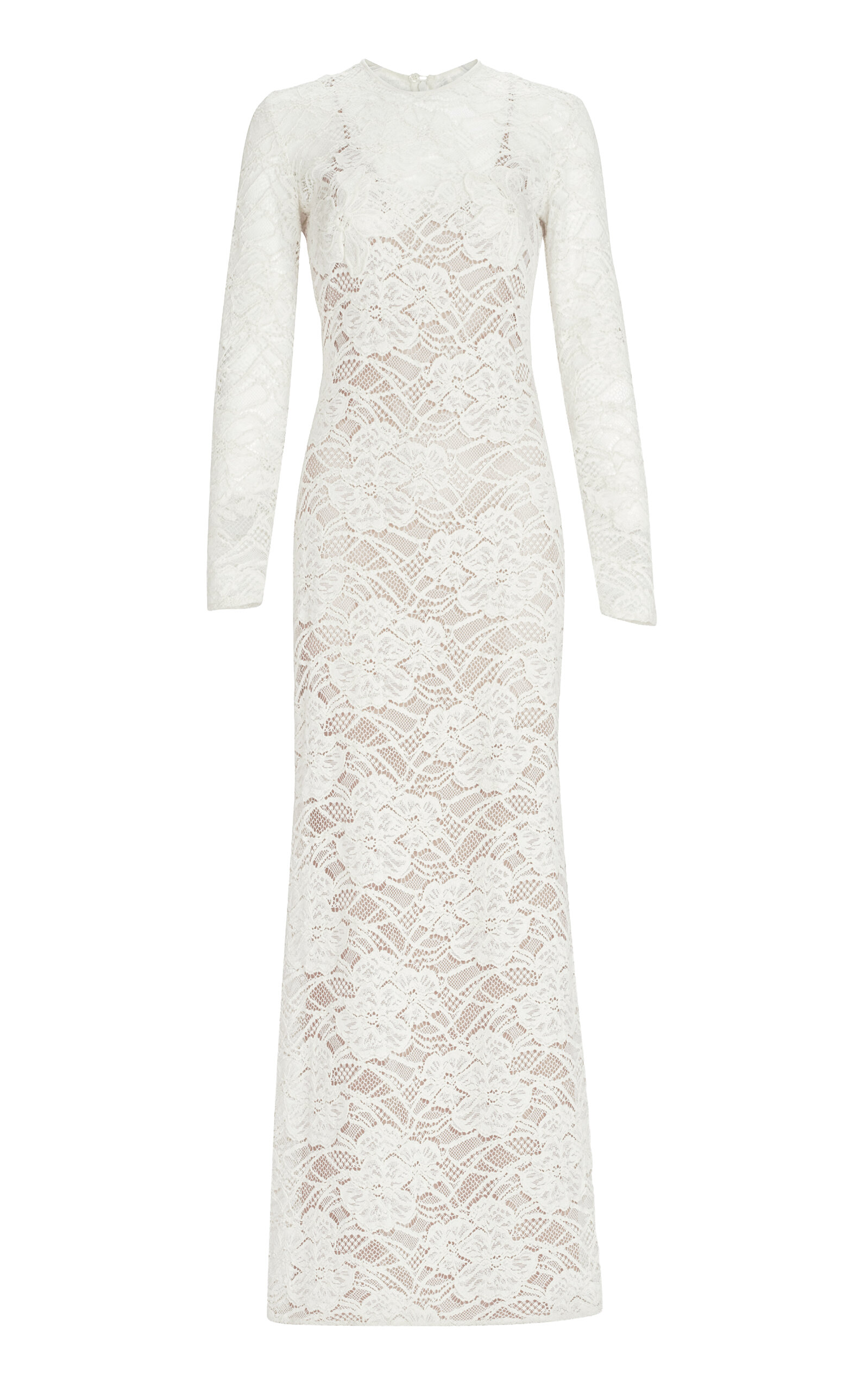 Silvia Tcherassi Ida Lace Maxi Dress - White