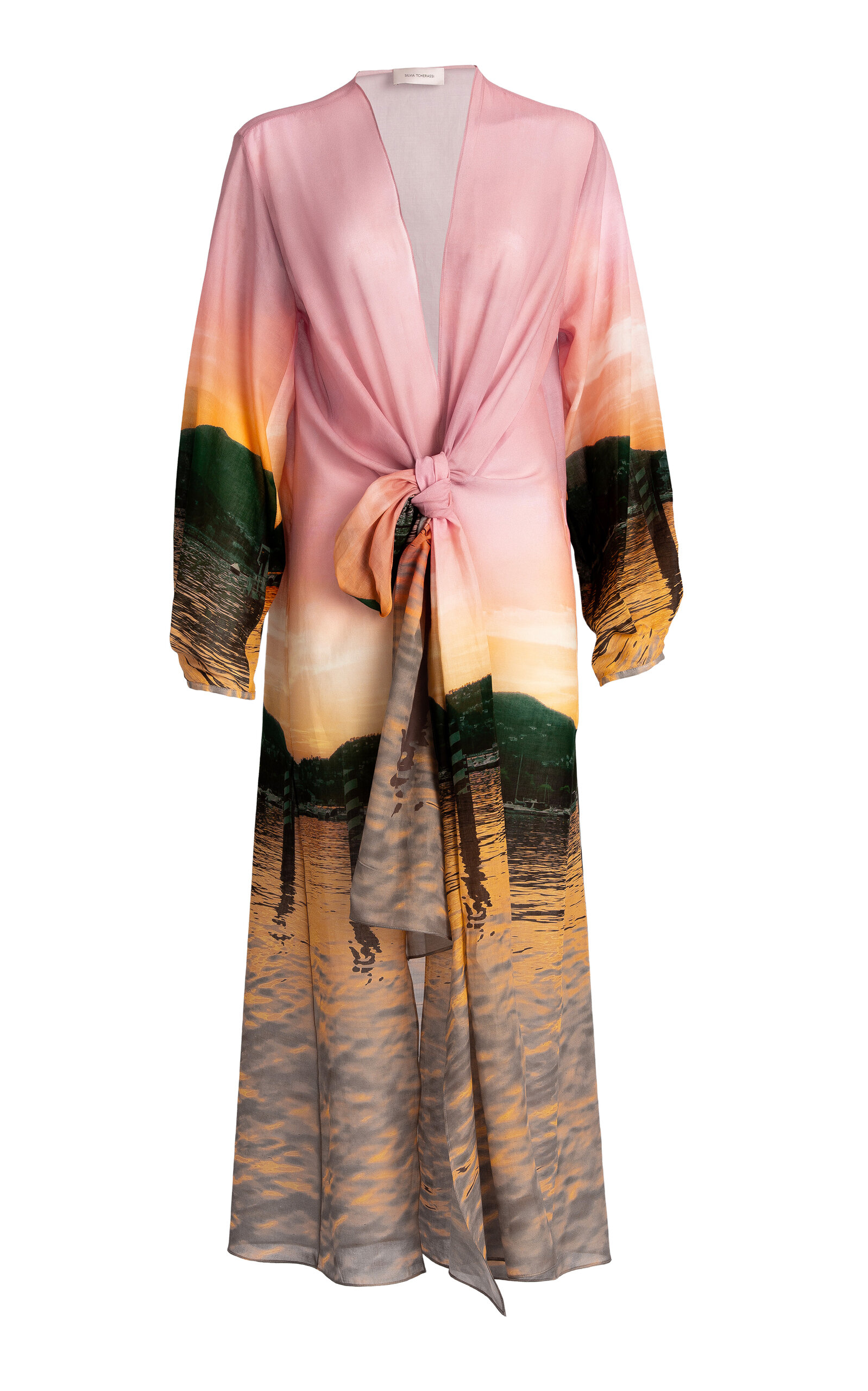 Silvia Tcherassi Yanil Printed Cotton Robe - Multi - XL
