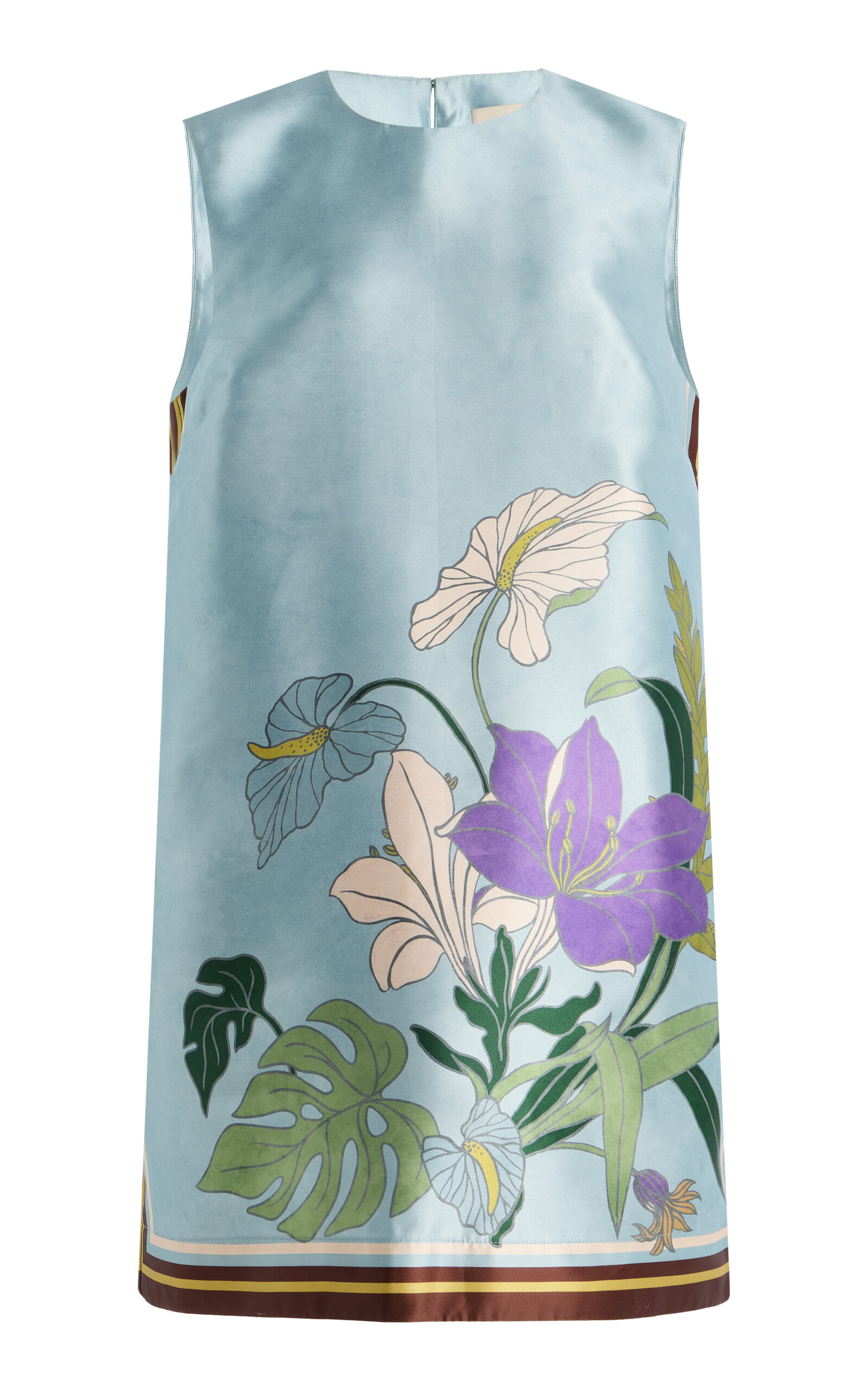 ALÉMAIS Alfie Taffeta Shift Mini Dress