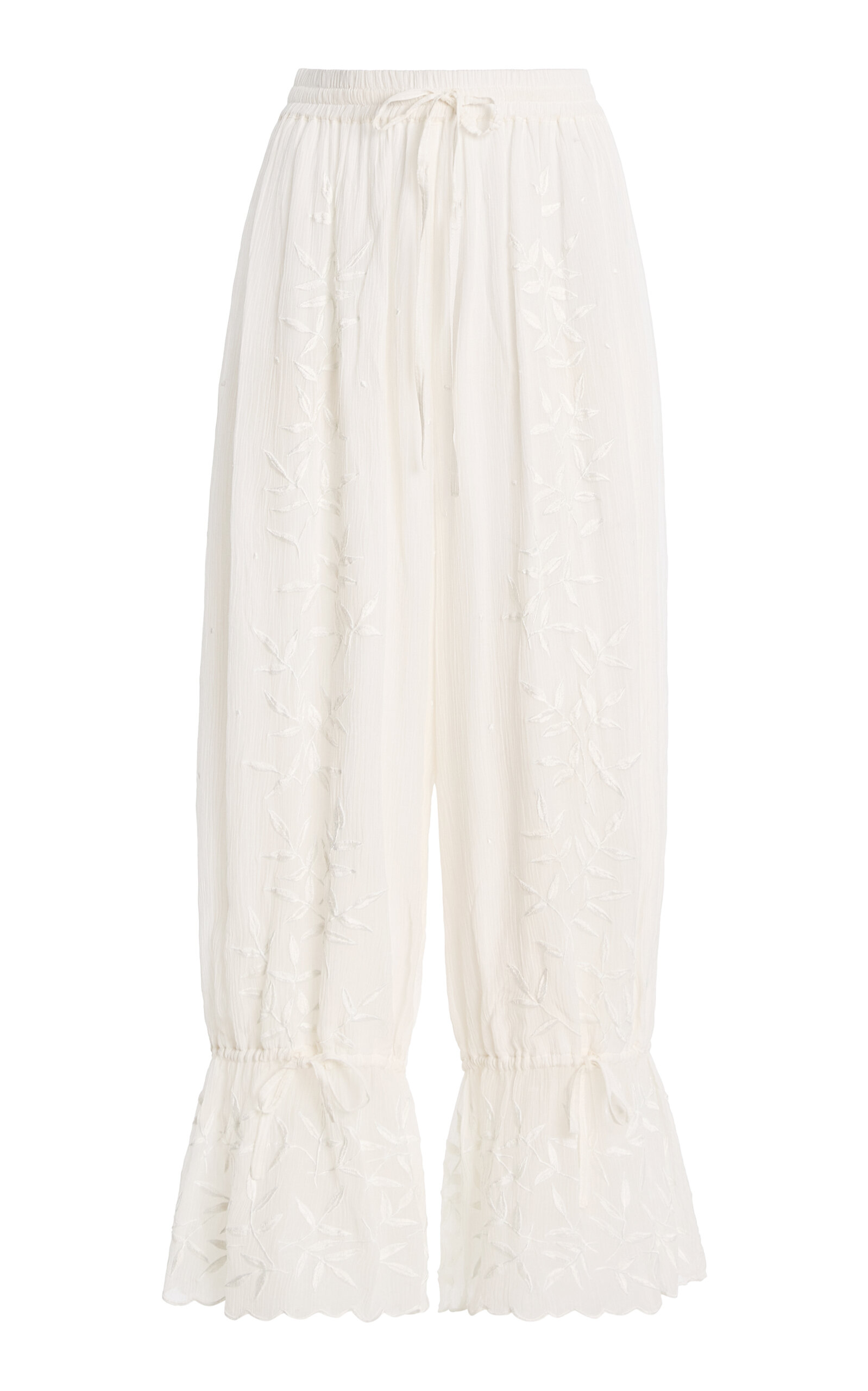 All That Remains Jenine Cotton-Silk Pants