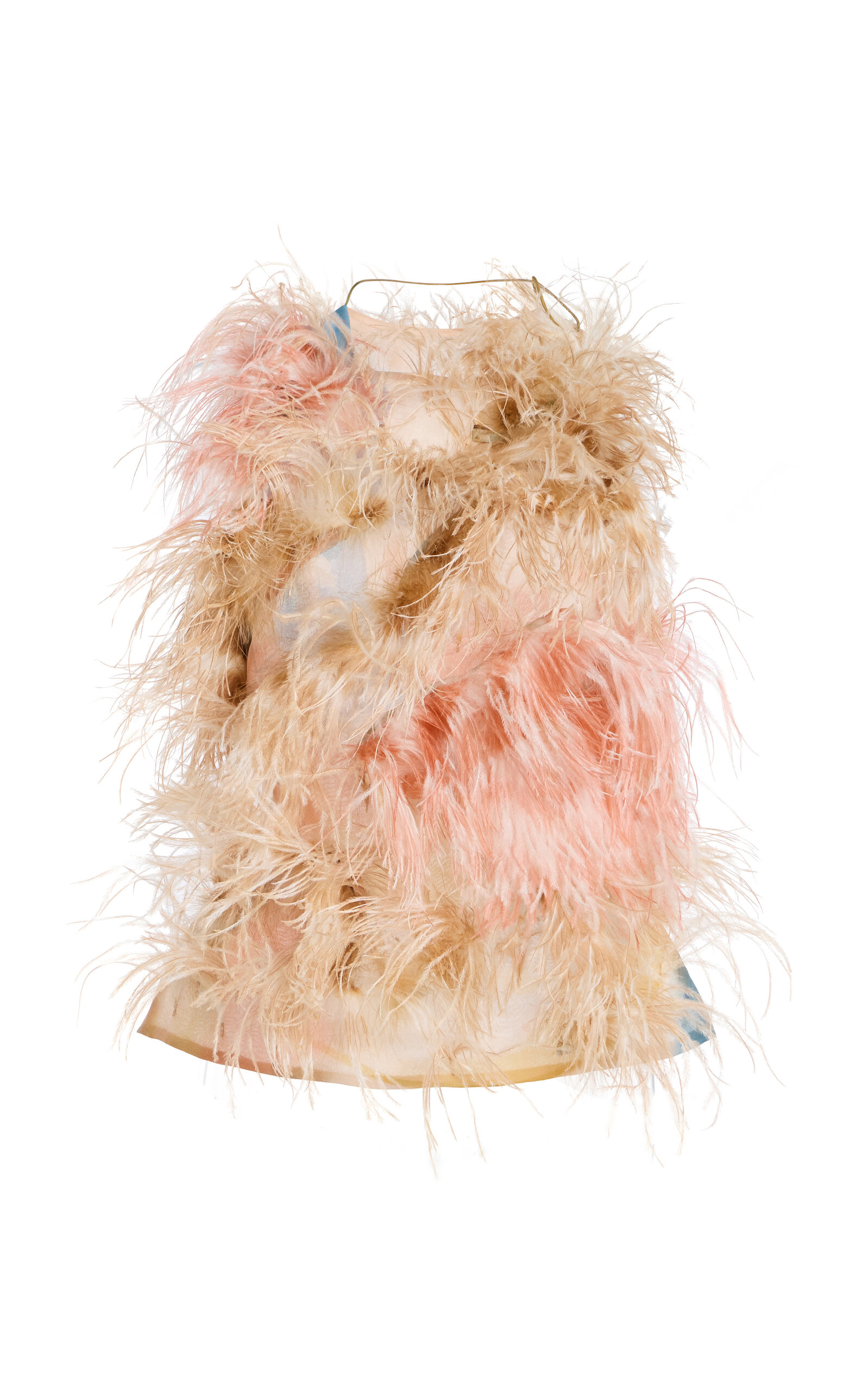 Ulla Johnson Divina Feathered Silk-Chiffon Top