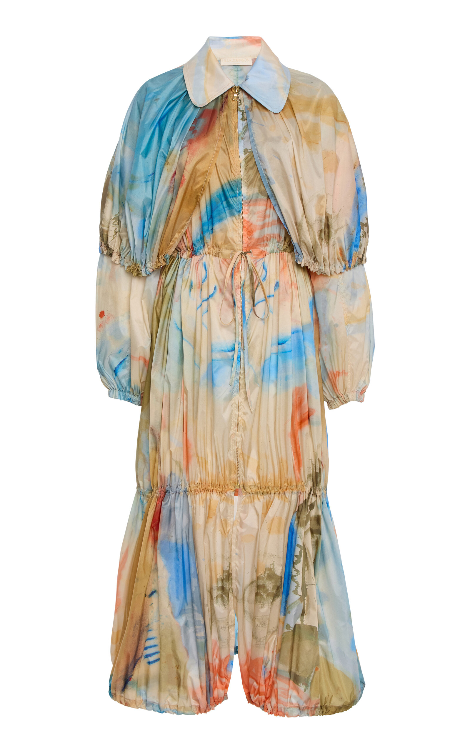 Ulla Johnson Nadia Printed Cape Coat - Multi