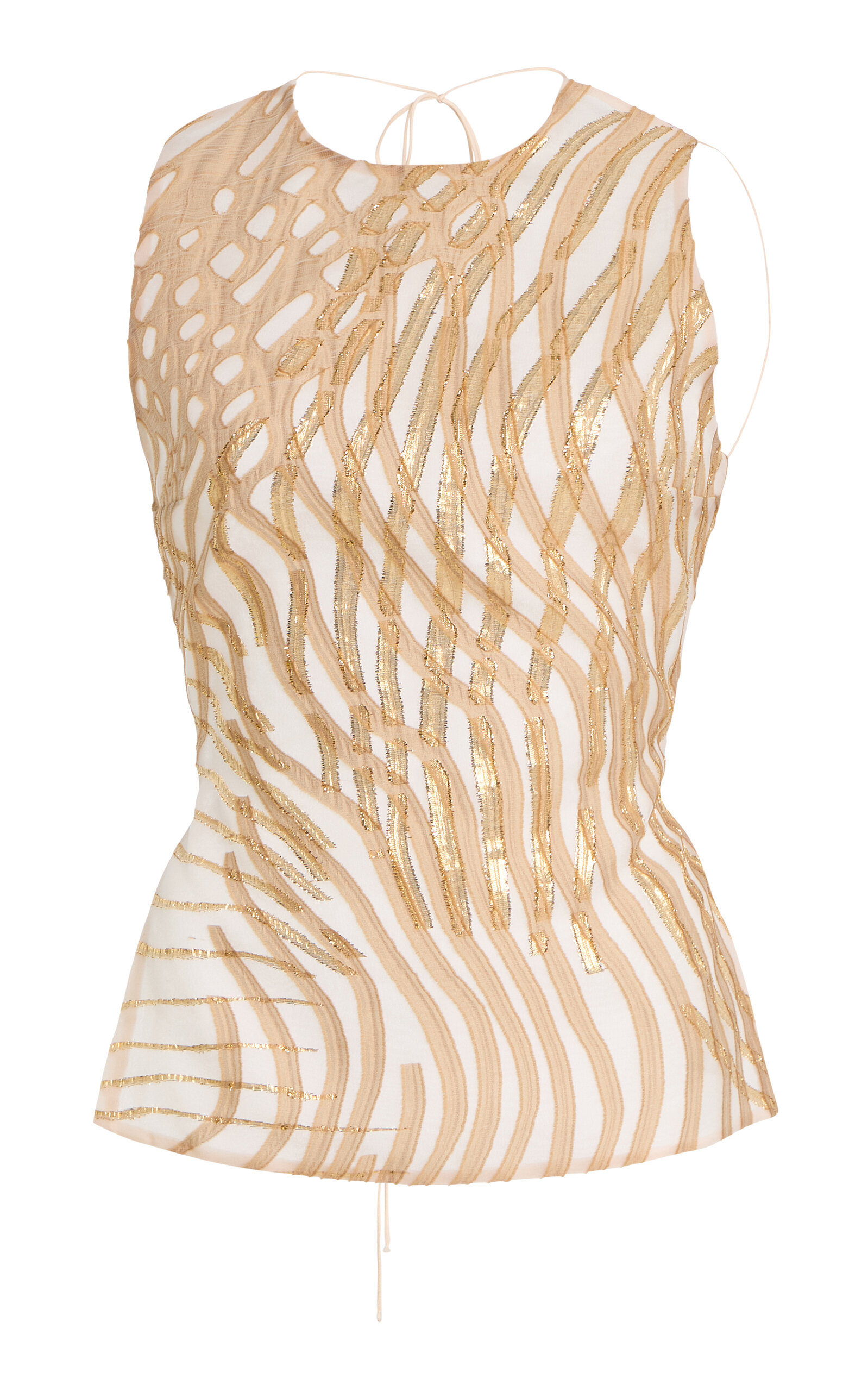 Ulla Johnson Divina Metallic Top - Metallic